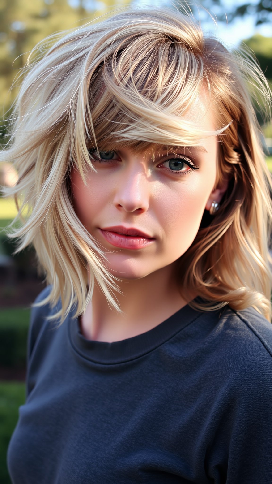 1 classic shag with wispy bangs 1. Classic Shag with Wispy Bangs