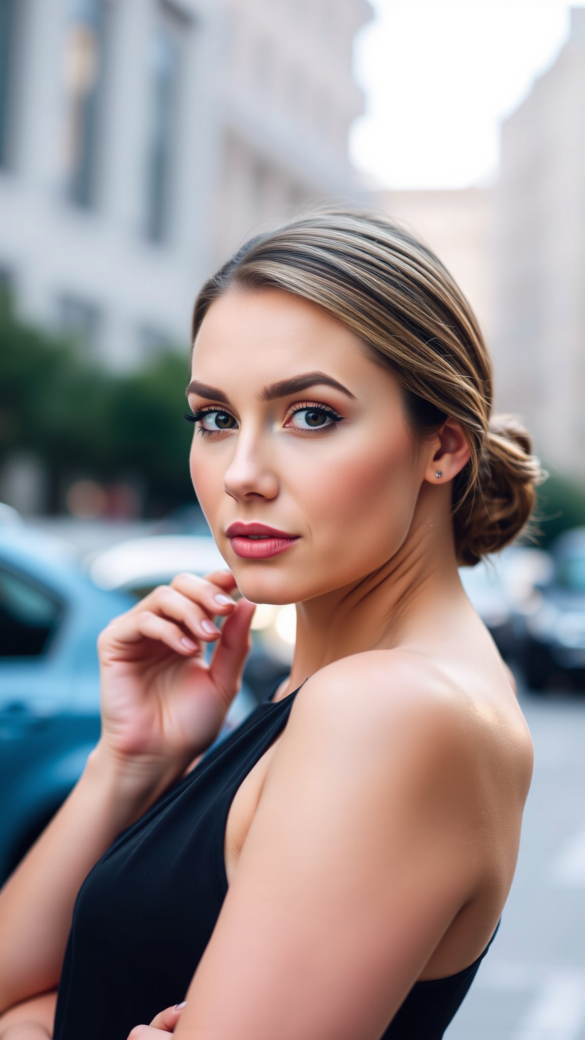 1. Sleek Low Ponytail