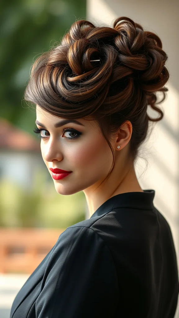 Curly Hair Updo Ideas You Can Copy