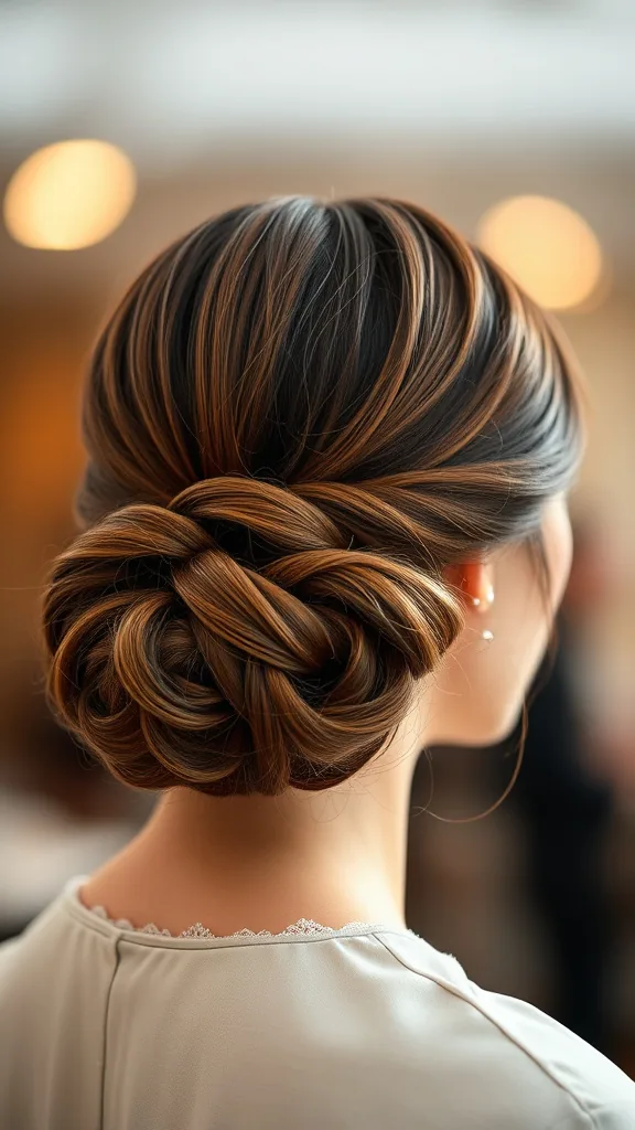 Elegant Low Chignon for Everyday Elegance