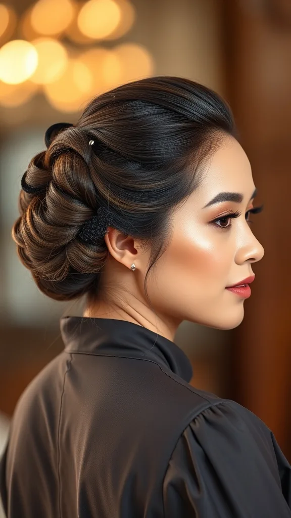 Everyday Updo for Work or School