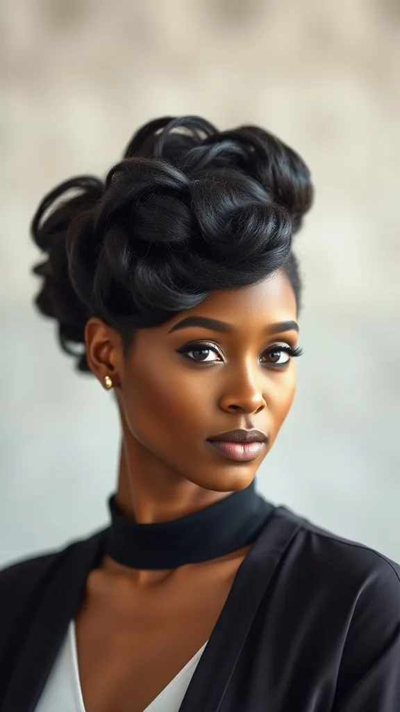 Natural Hair Puff Styles for 4A 4B Hair