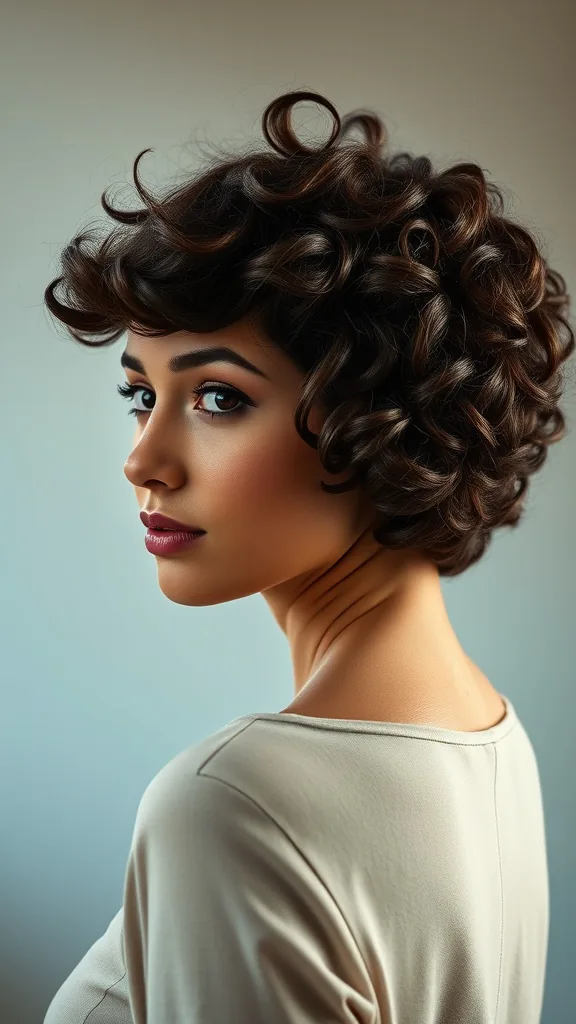Short Curly Haircuts That Pop