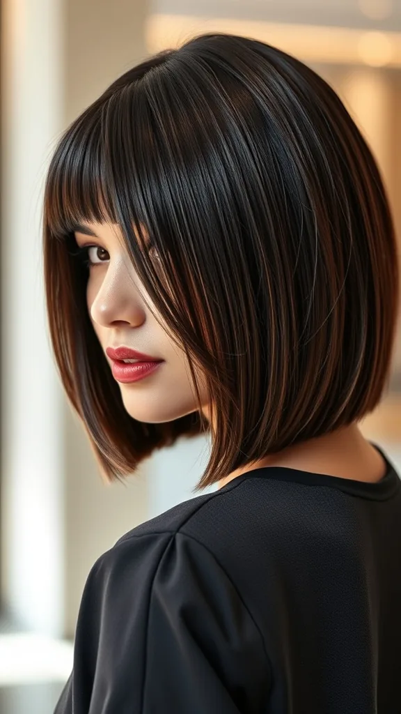 Sleek Bob Glossy Finish How to Create