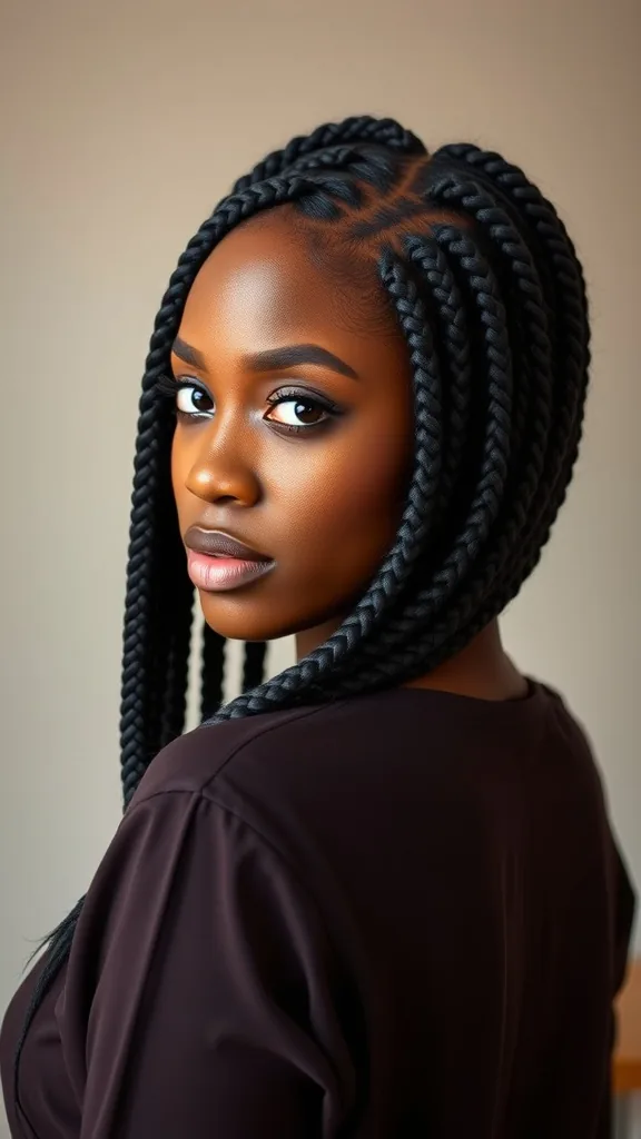 Sleek Box Braids Looks You Can Do at Home