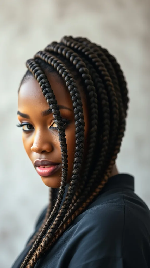 Twist Braids Styles for Natural Hair