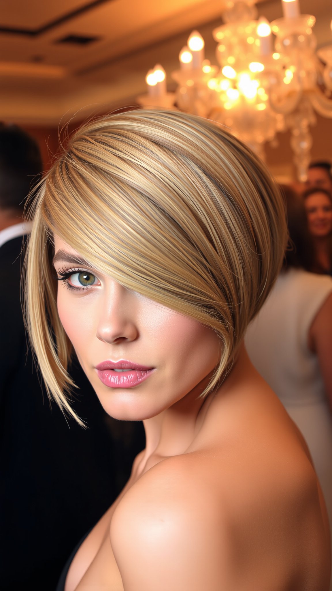 Asymmetrical Choppy Bob