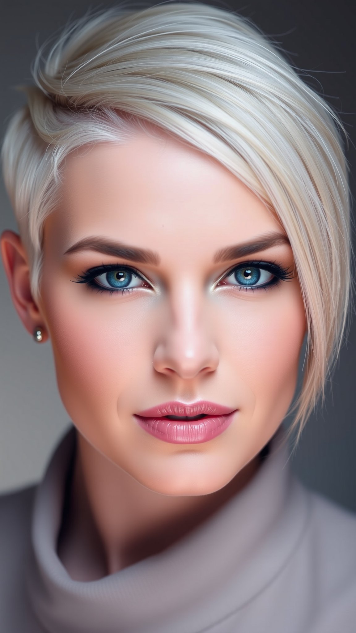 Asymmetrical Pixie Cut