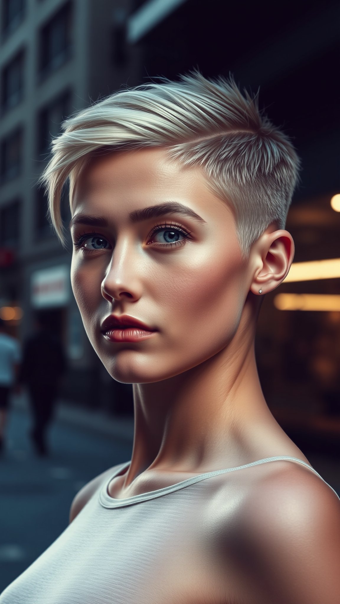 Asymmetrical Wolf Cut