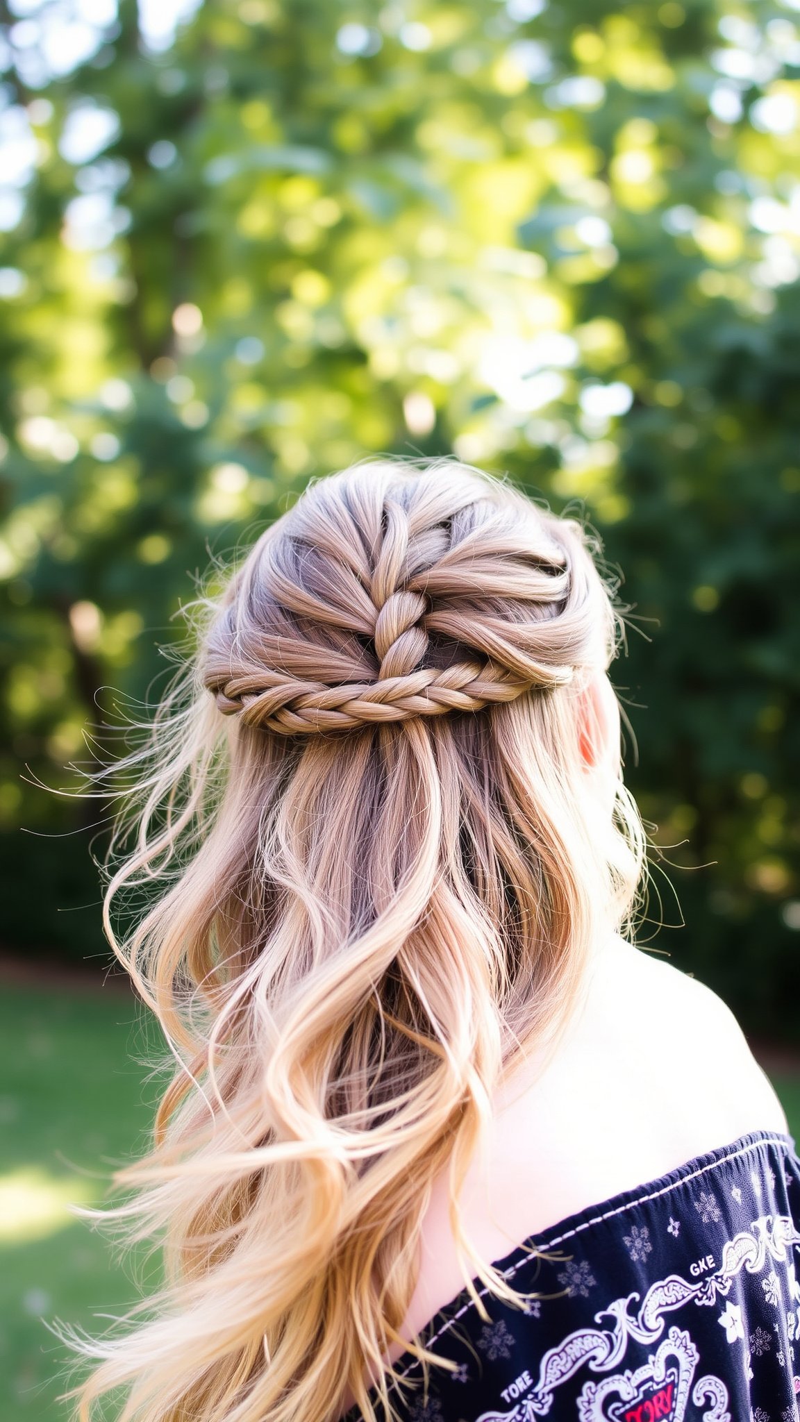 braided half updo Braided Half-Updo