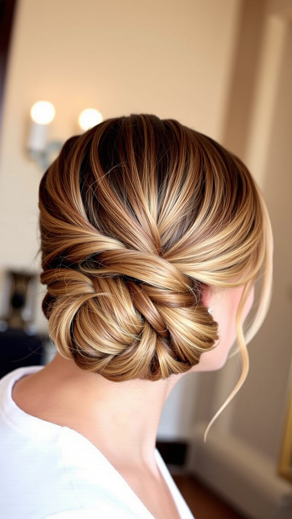 Braided Low Chignon