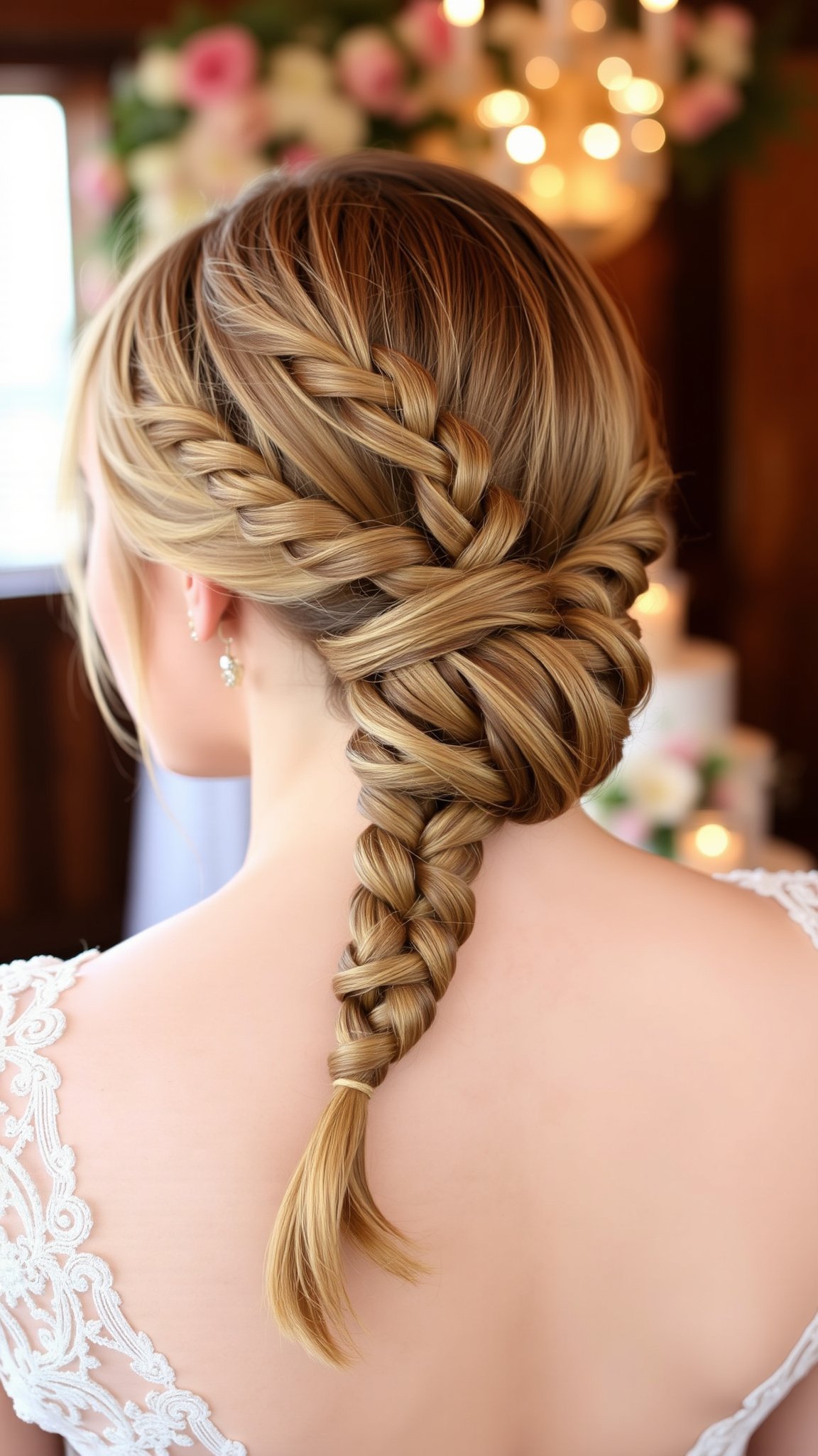 Braided Low Chignon