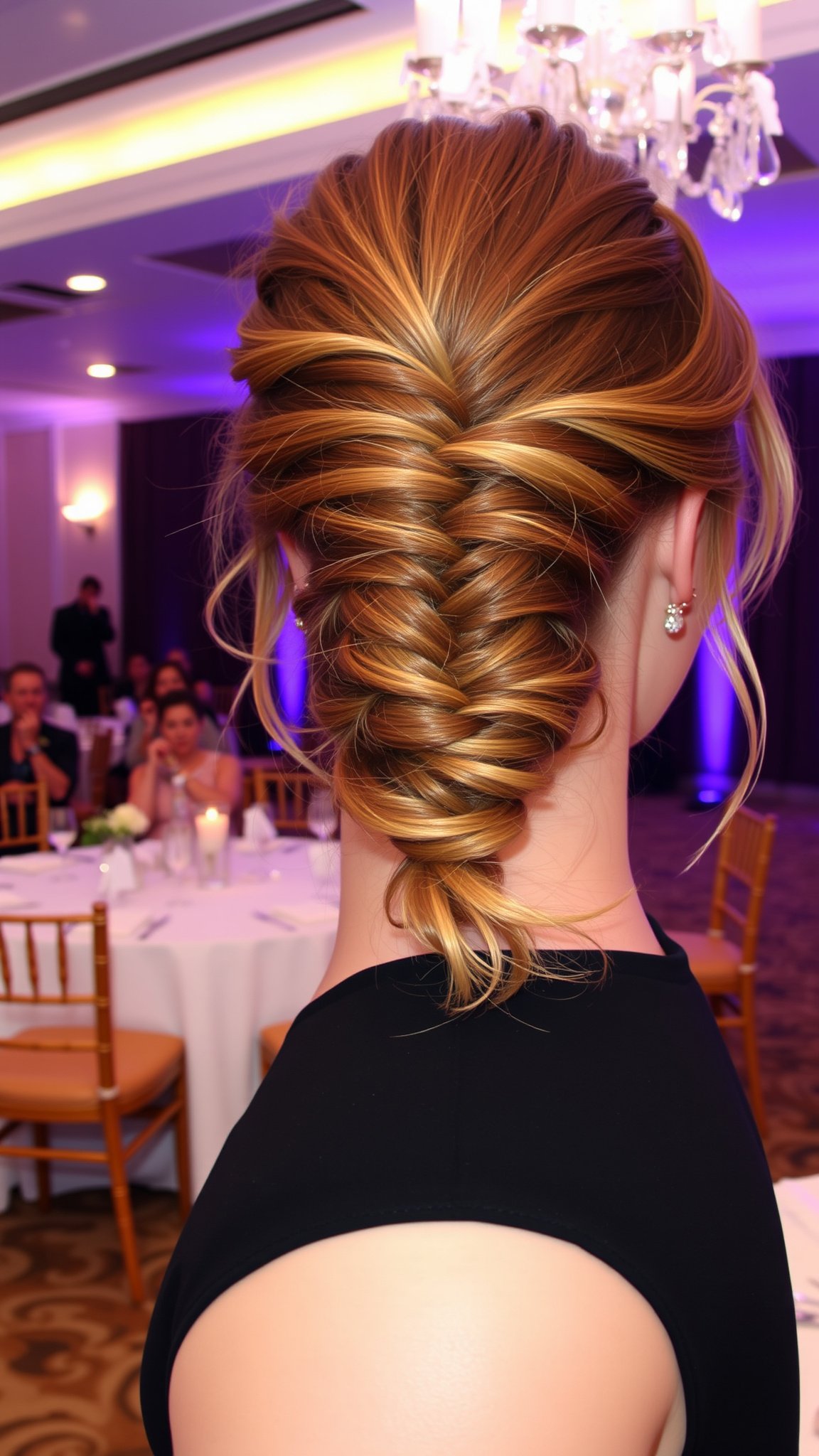 braided messy bun Braided Messy Bun