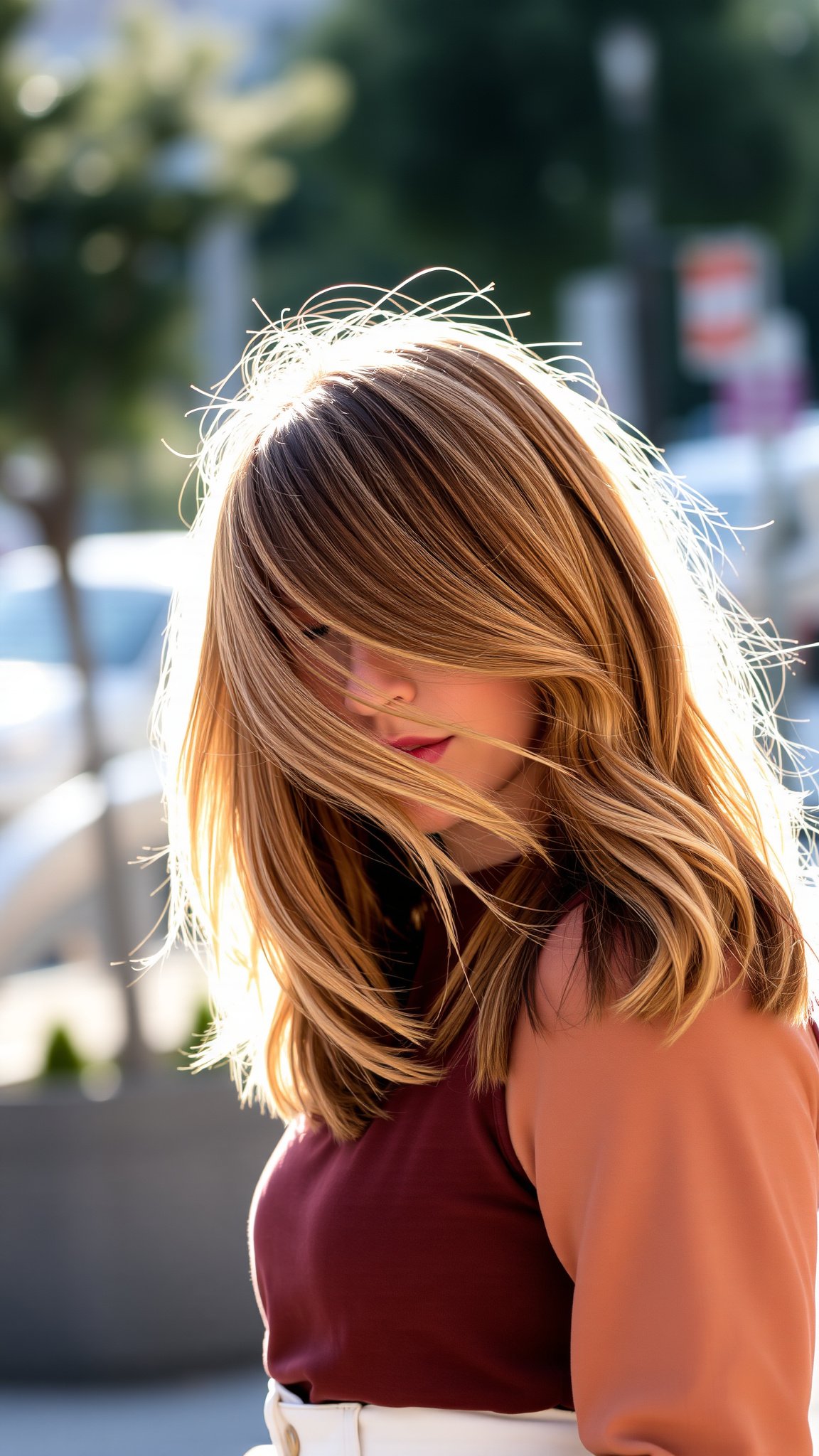 Chic Layered Lob