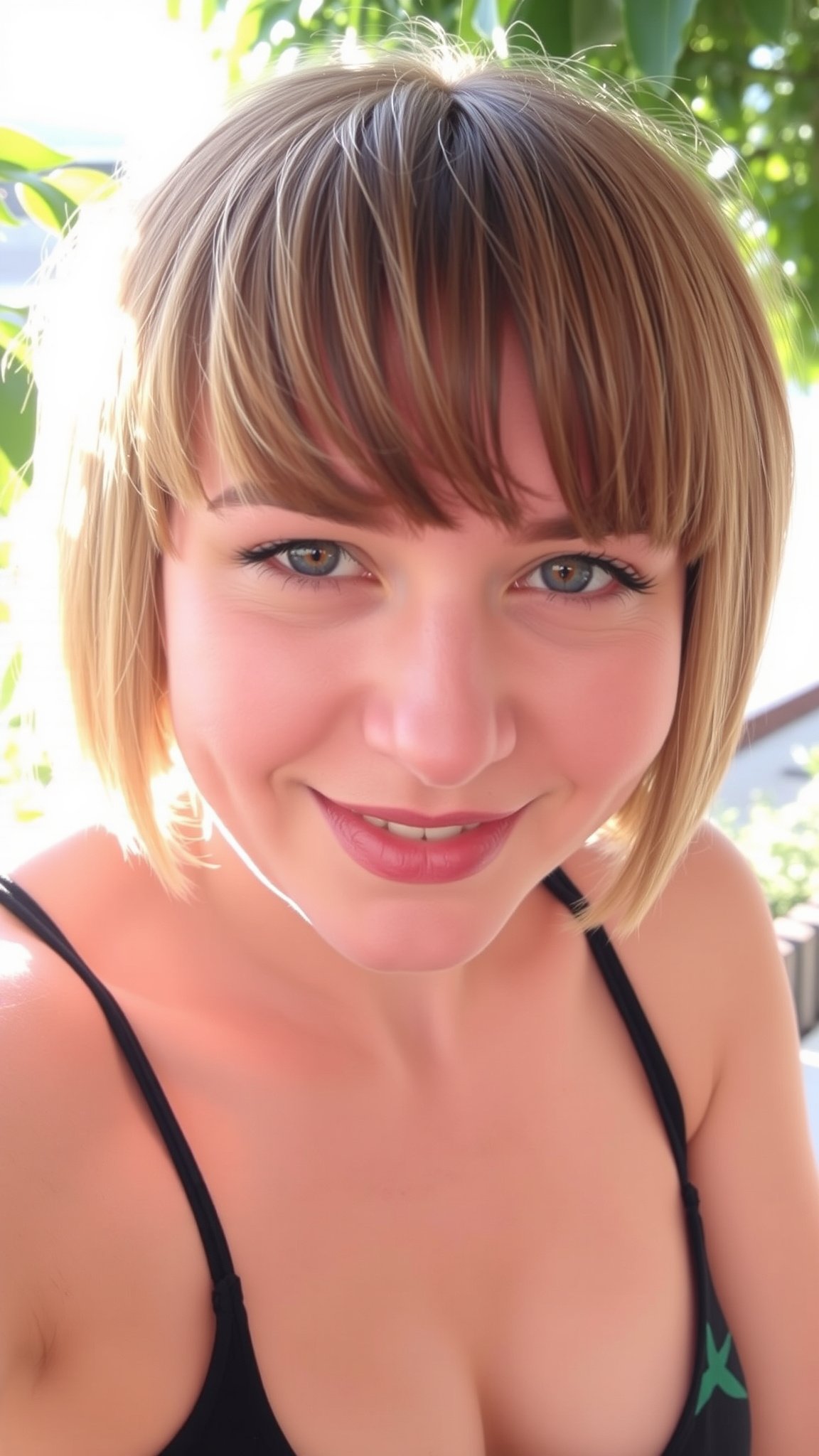 Choppy Bob with Bangs