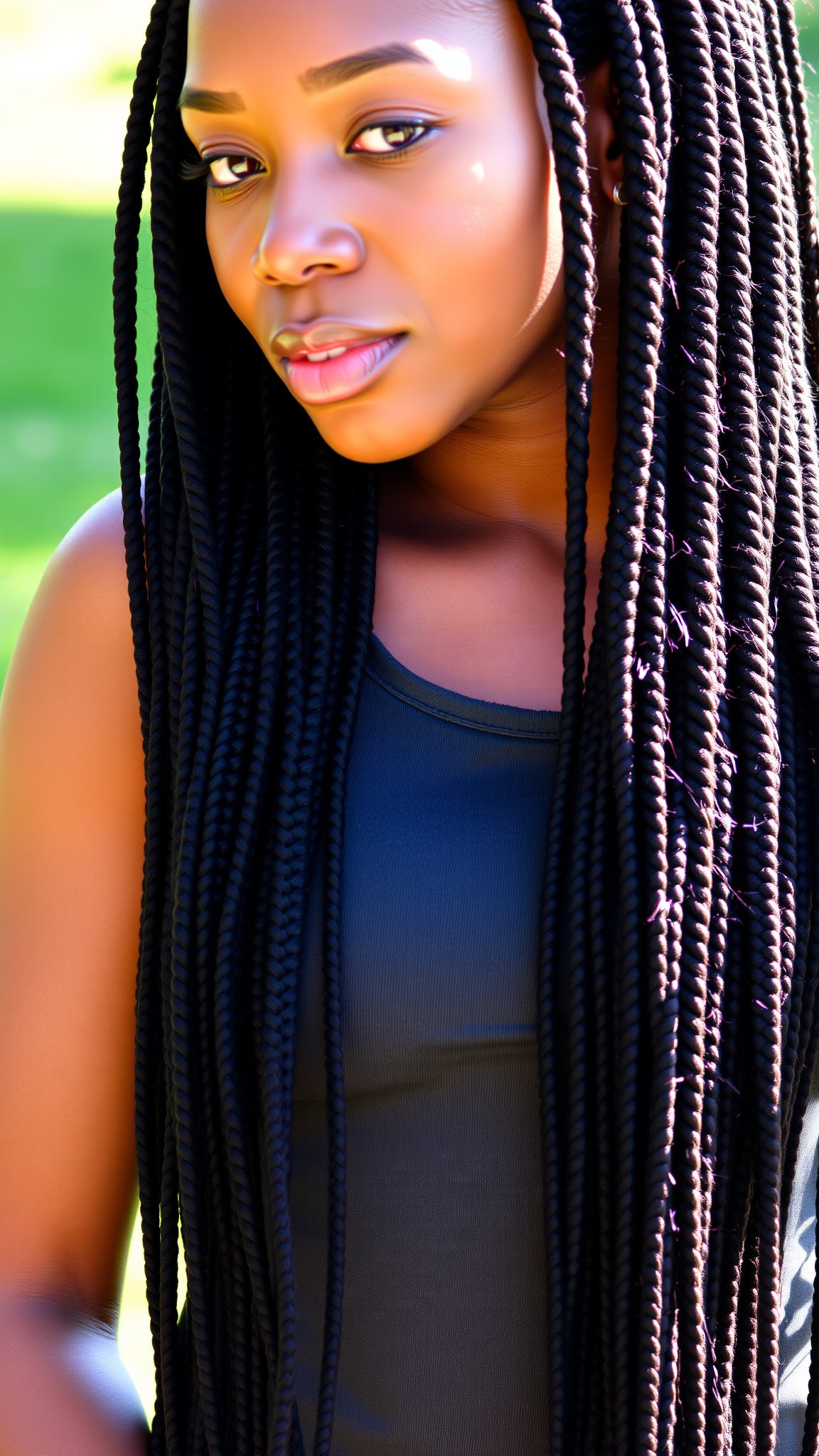 classic long box braids Classic Long Box Braids