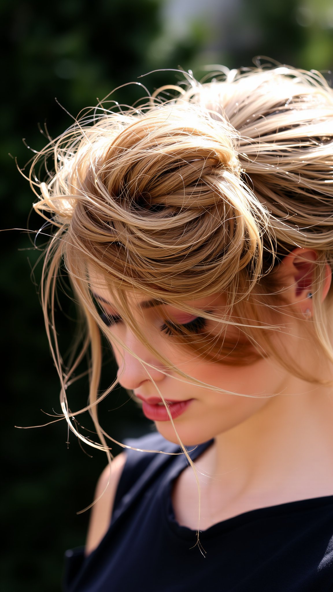 classic messy bun Classic Messy Bun