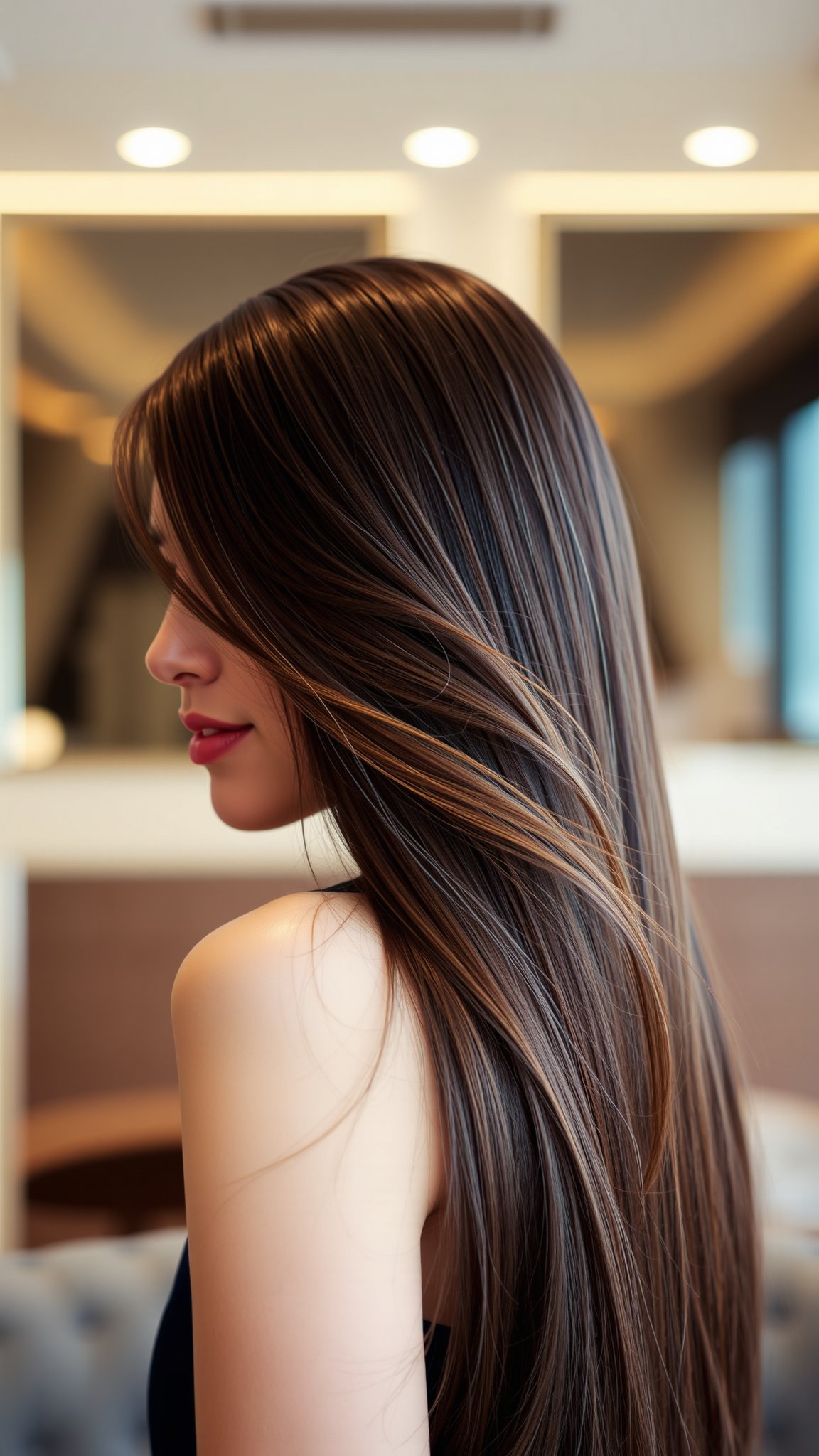 classic straight long layers Classic Straight Long Layers