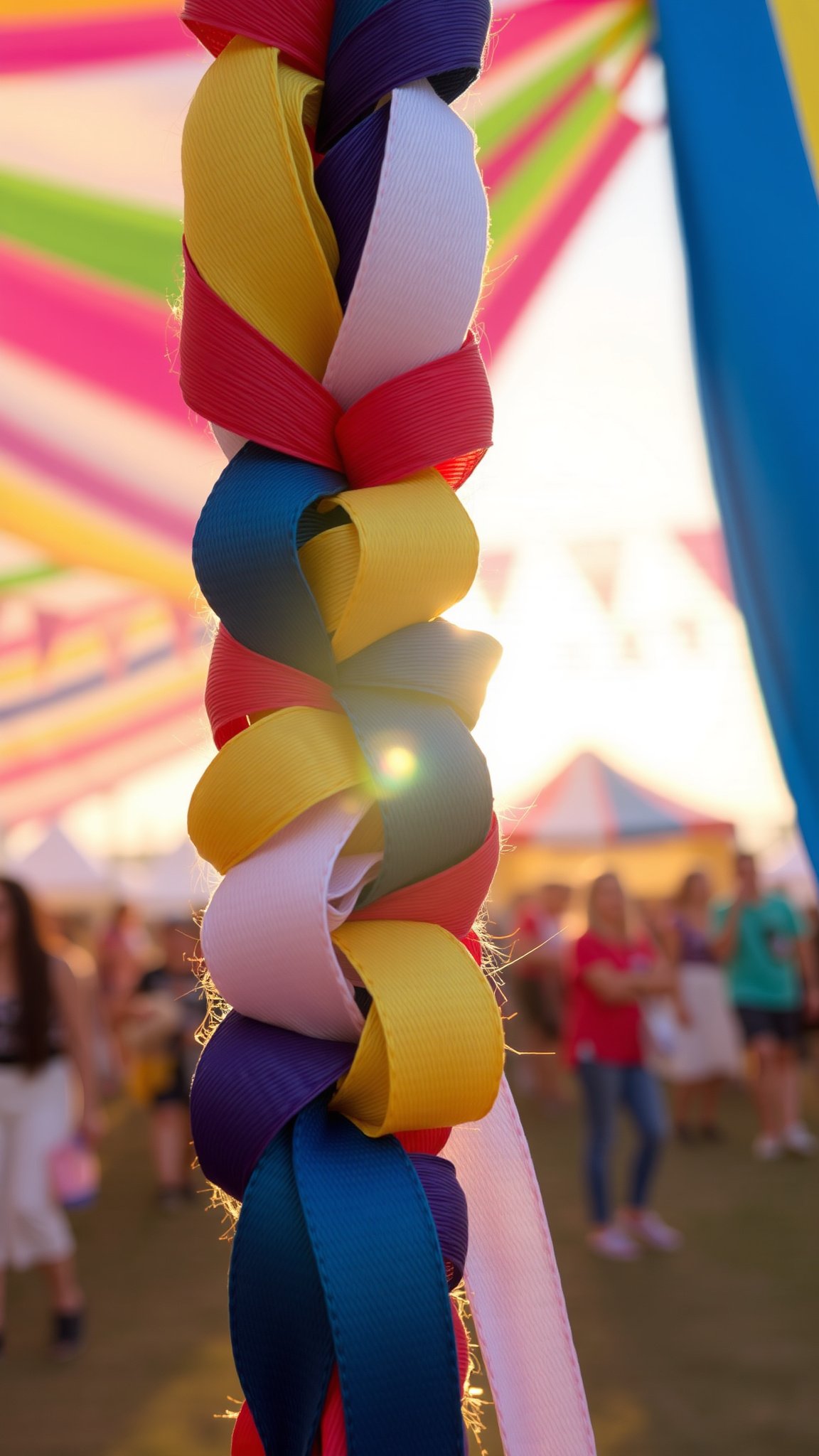 Color Block Ribbon Braid