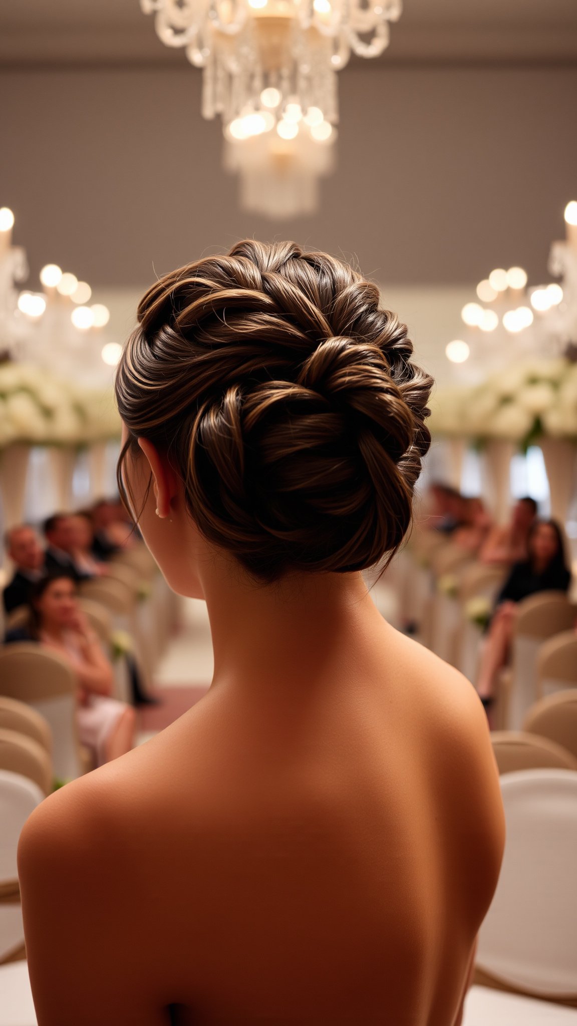 crown braid bun Crown Braid Bun