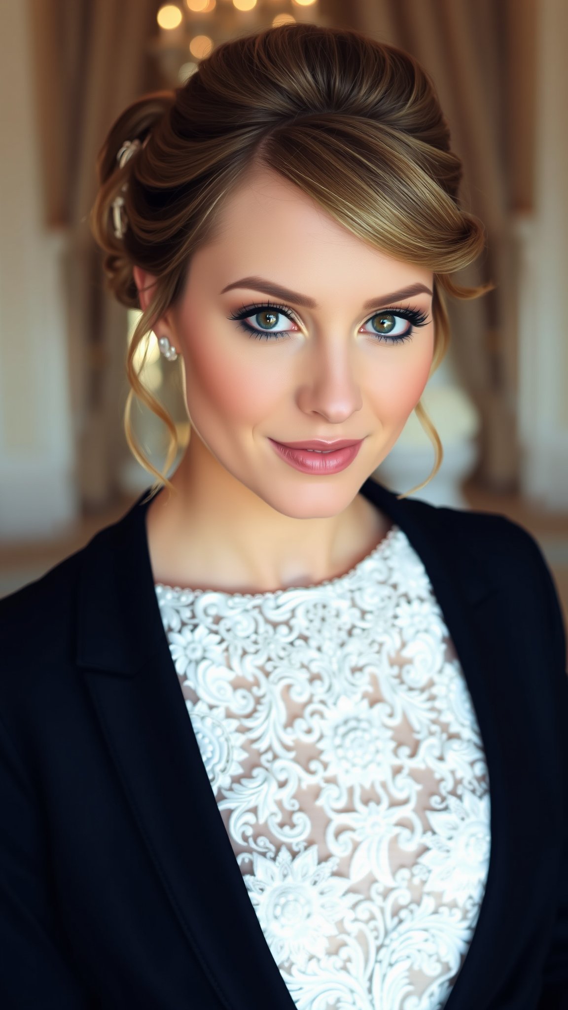 Curl-Defined Updo