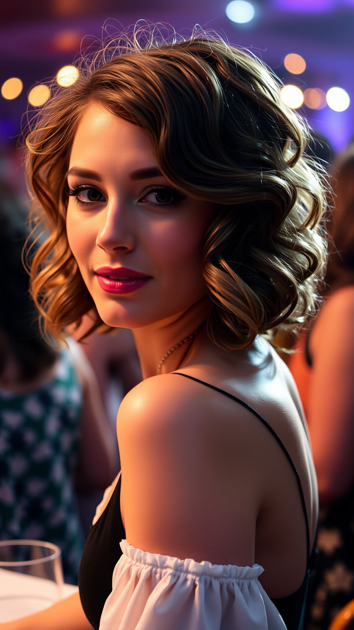 Curly Bob with Layers