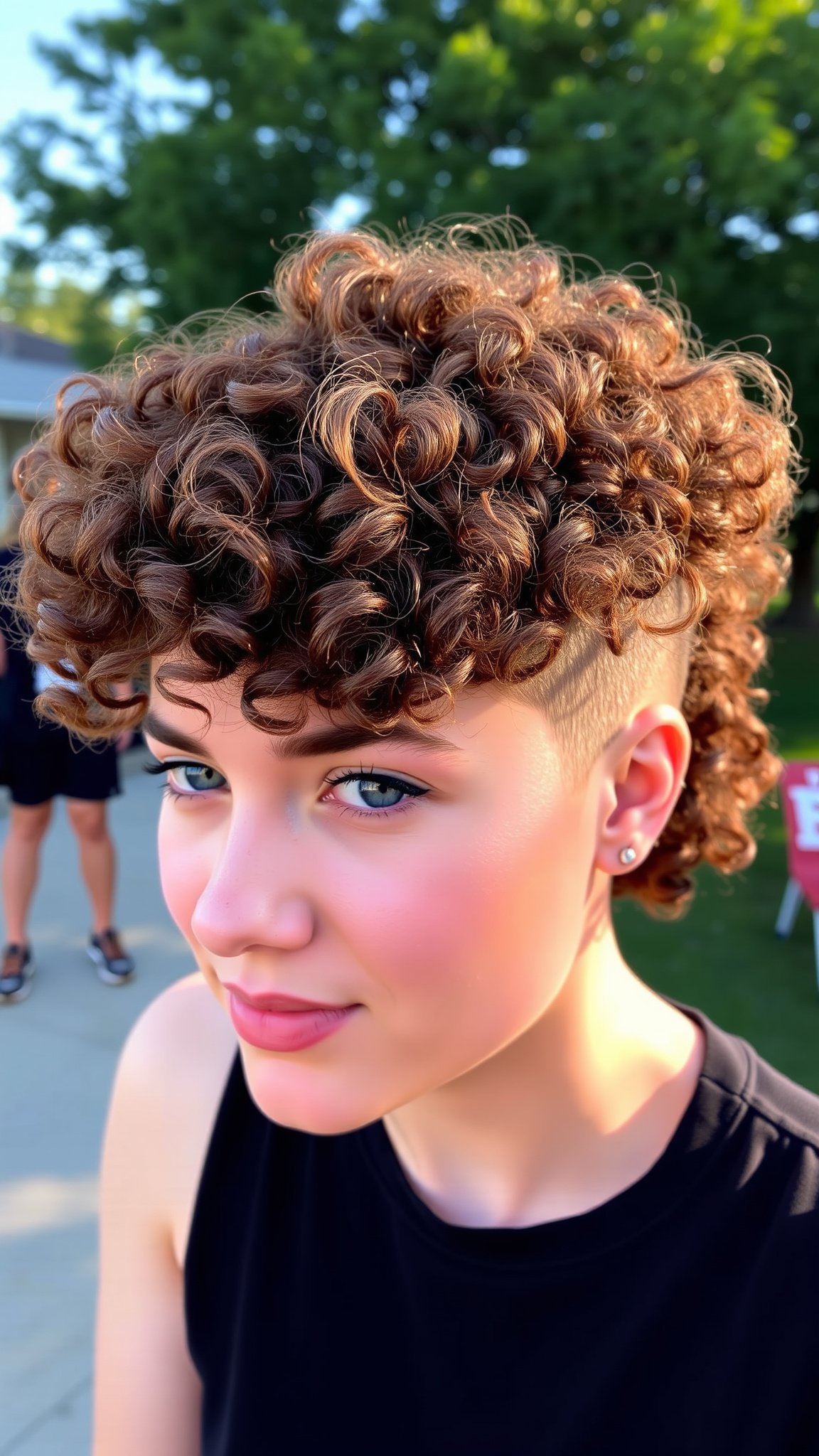 Curly Undercut