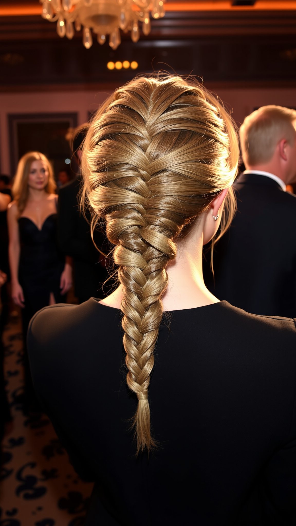 fishtail braid bun Fishtail Braid Bun