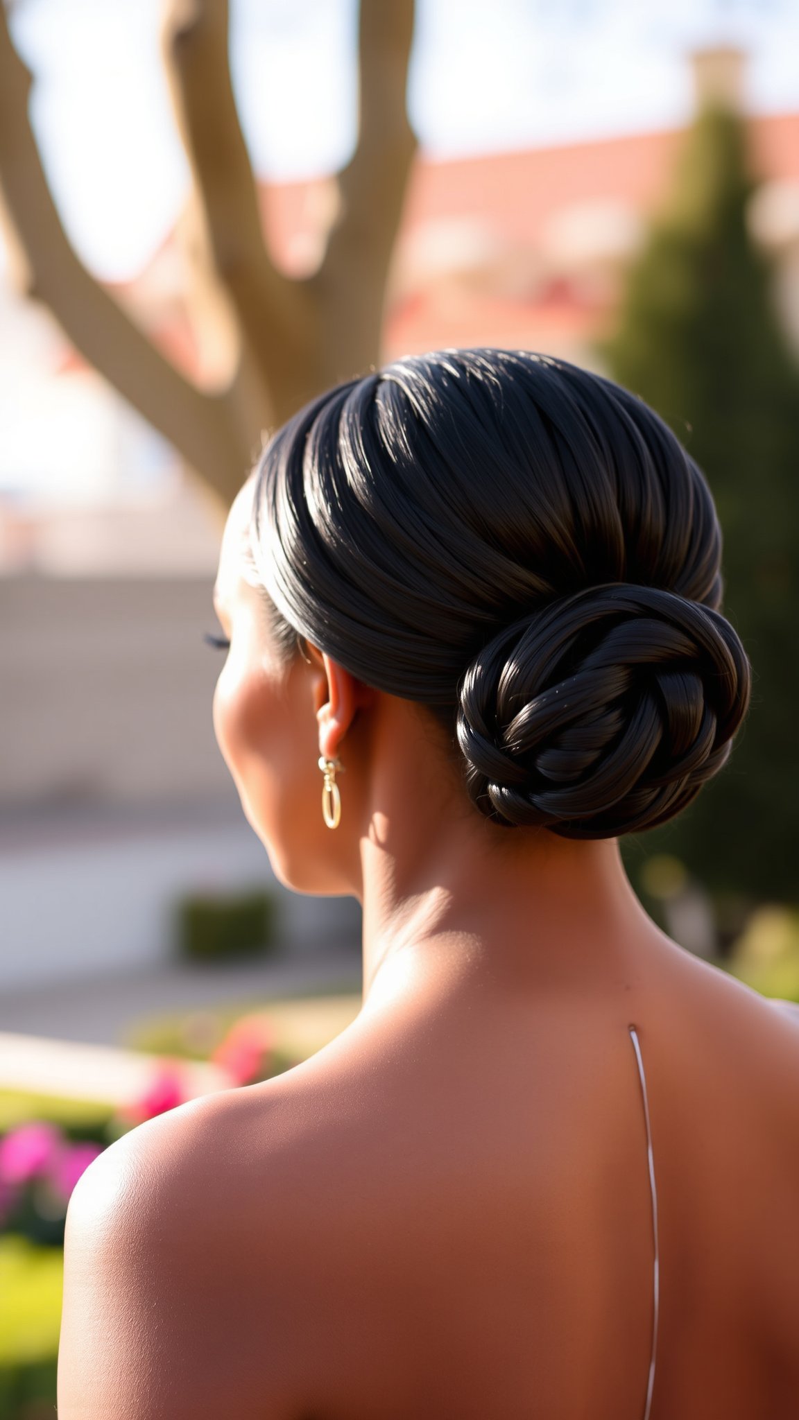 flat twist updo Flat Twist Updo