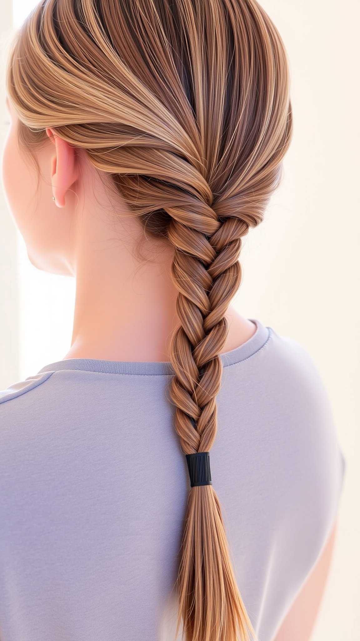French Braid Ponytail
