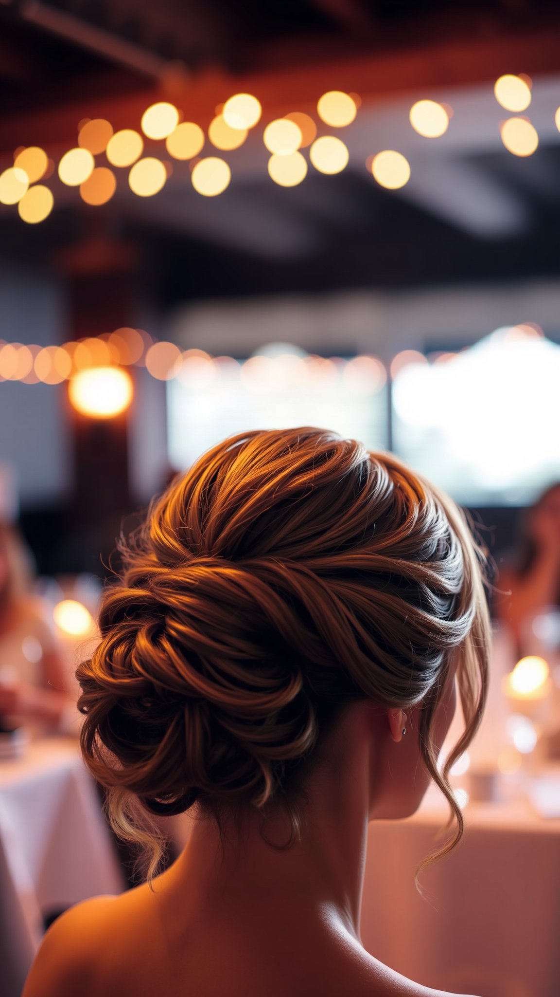 French Twist with Soft Waves