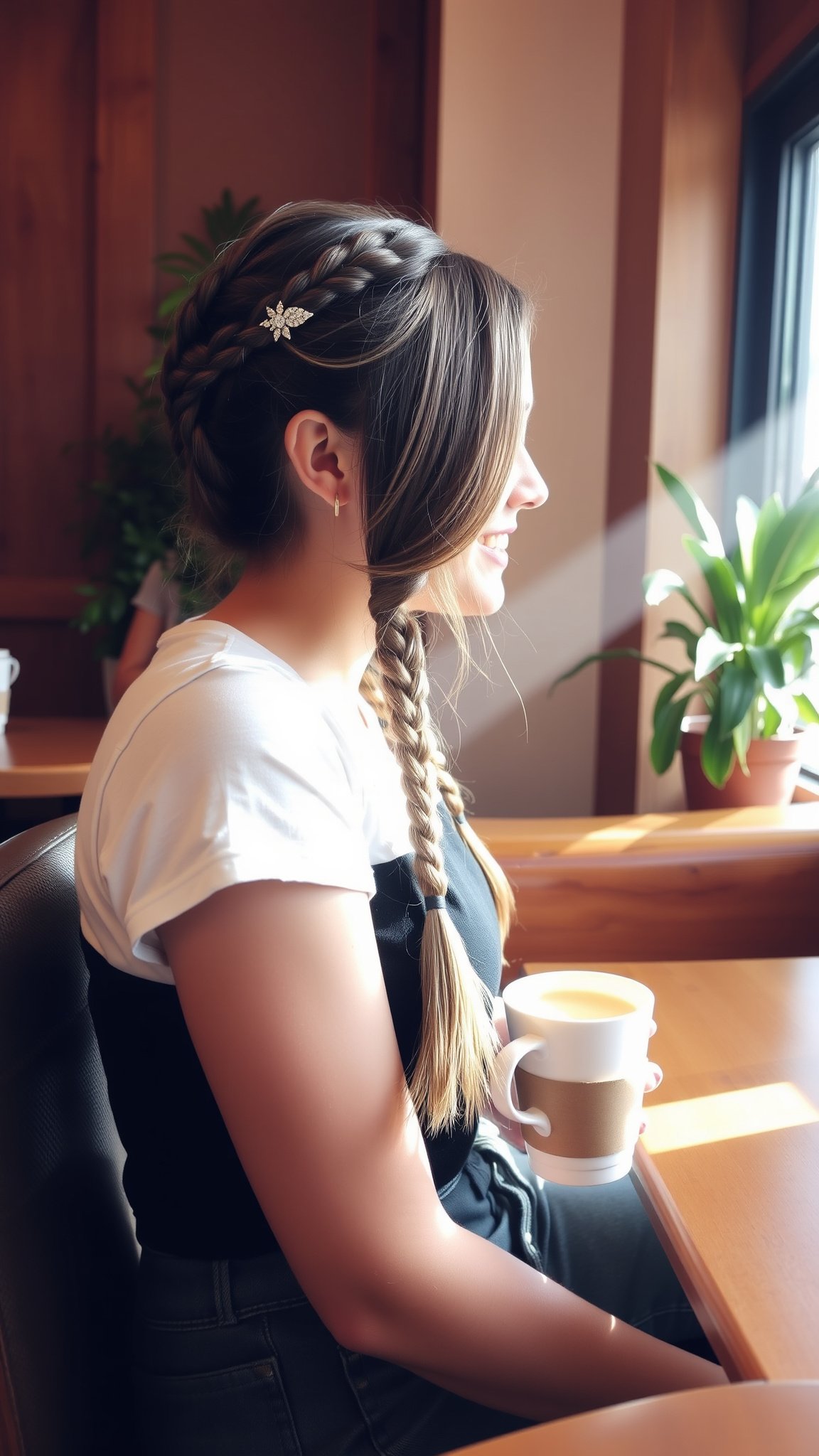 half up half down box braids 1 Half-Up Half-Down Box Braids