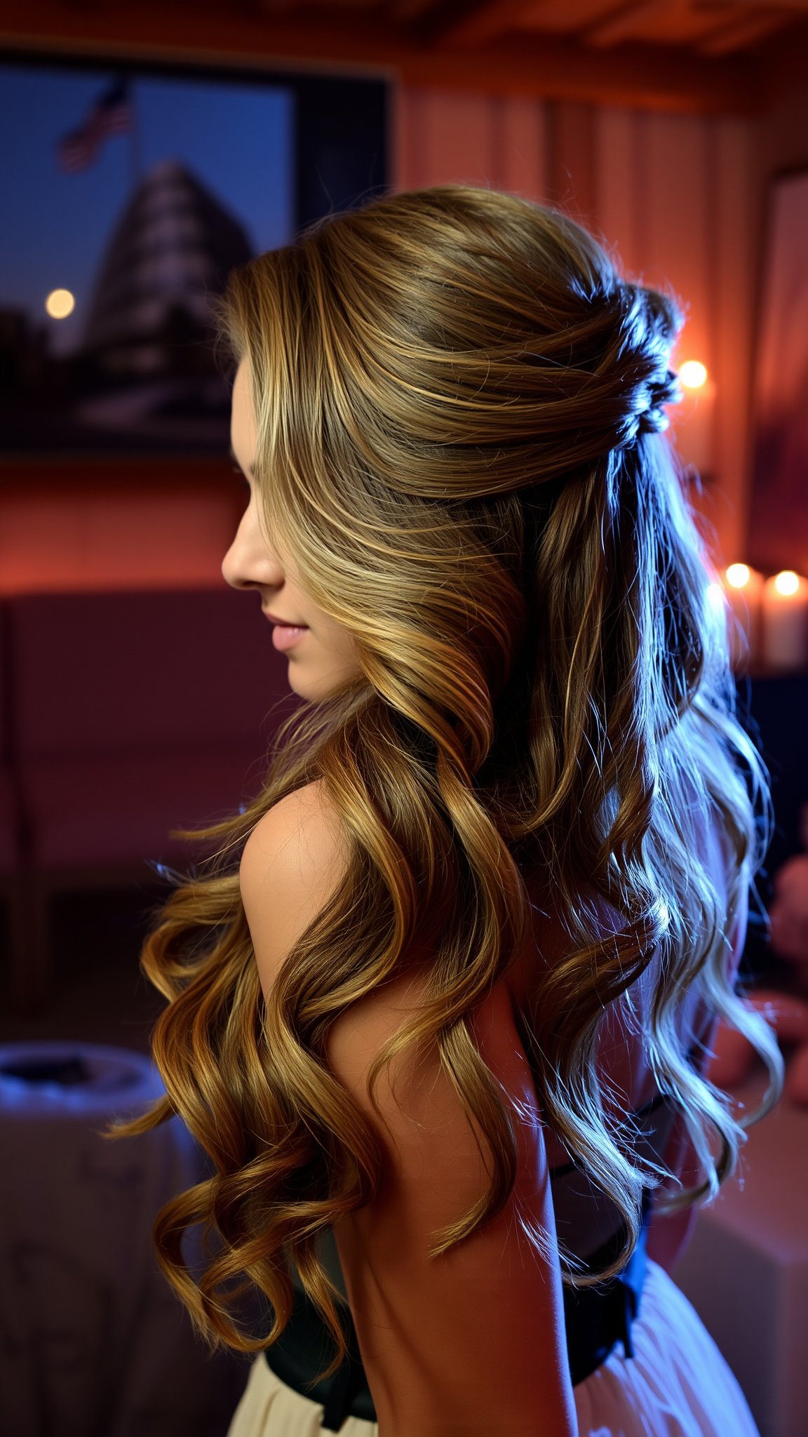 Half-Up Half-Down Waves