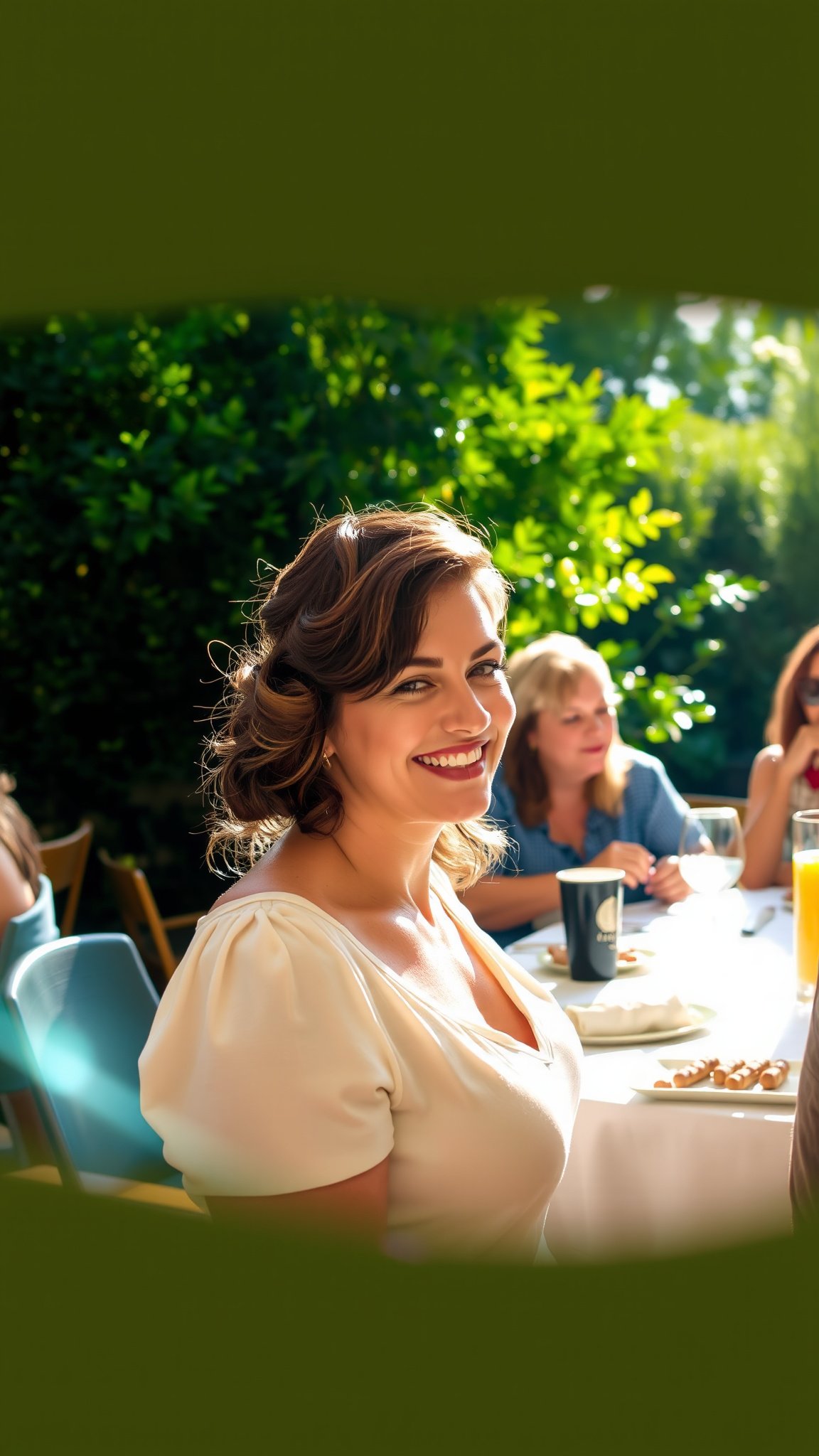 Half-Up Victory Rolls