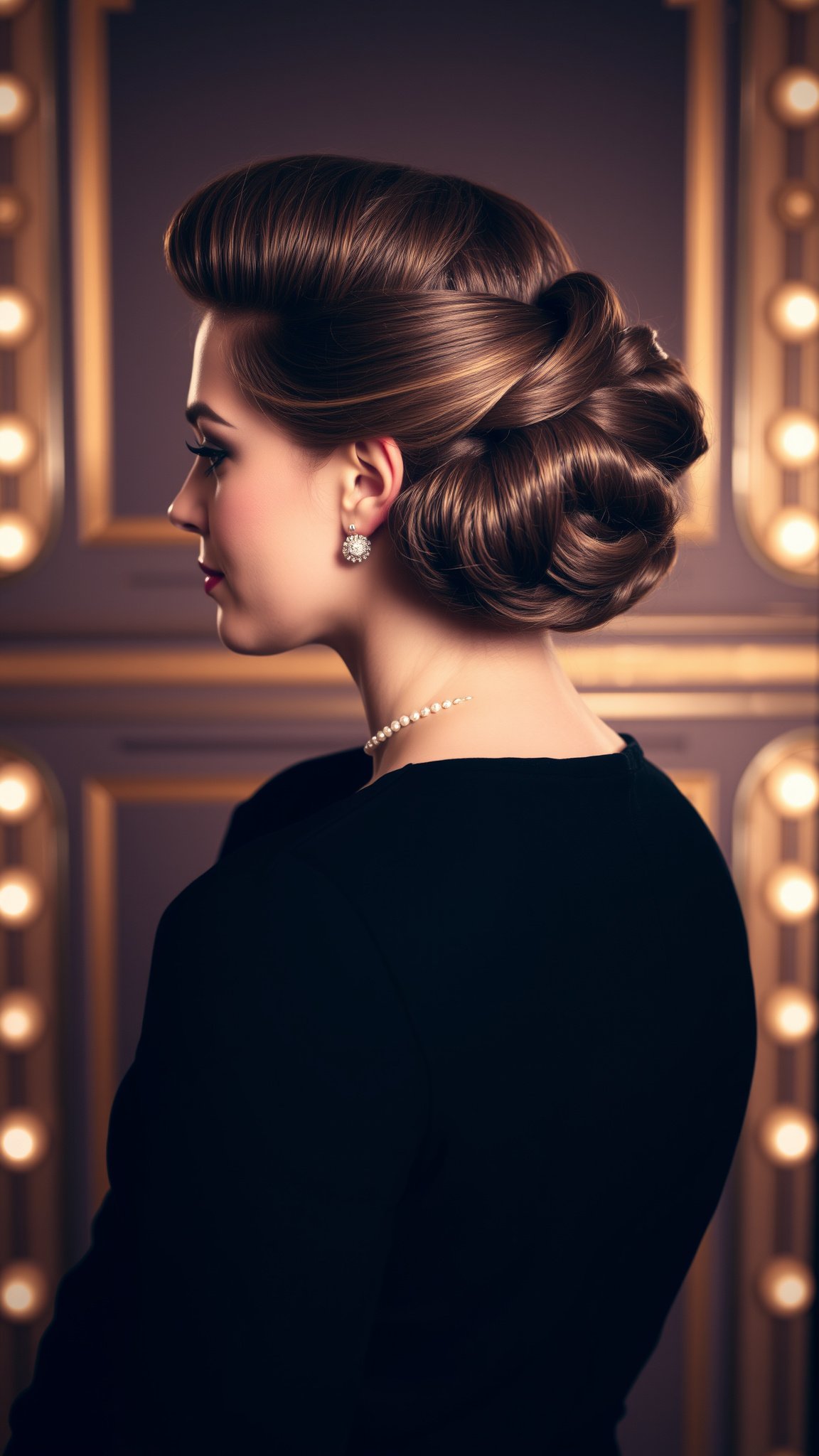 Half-Up Vintage Roll