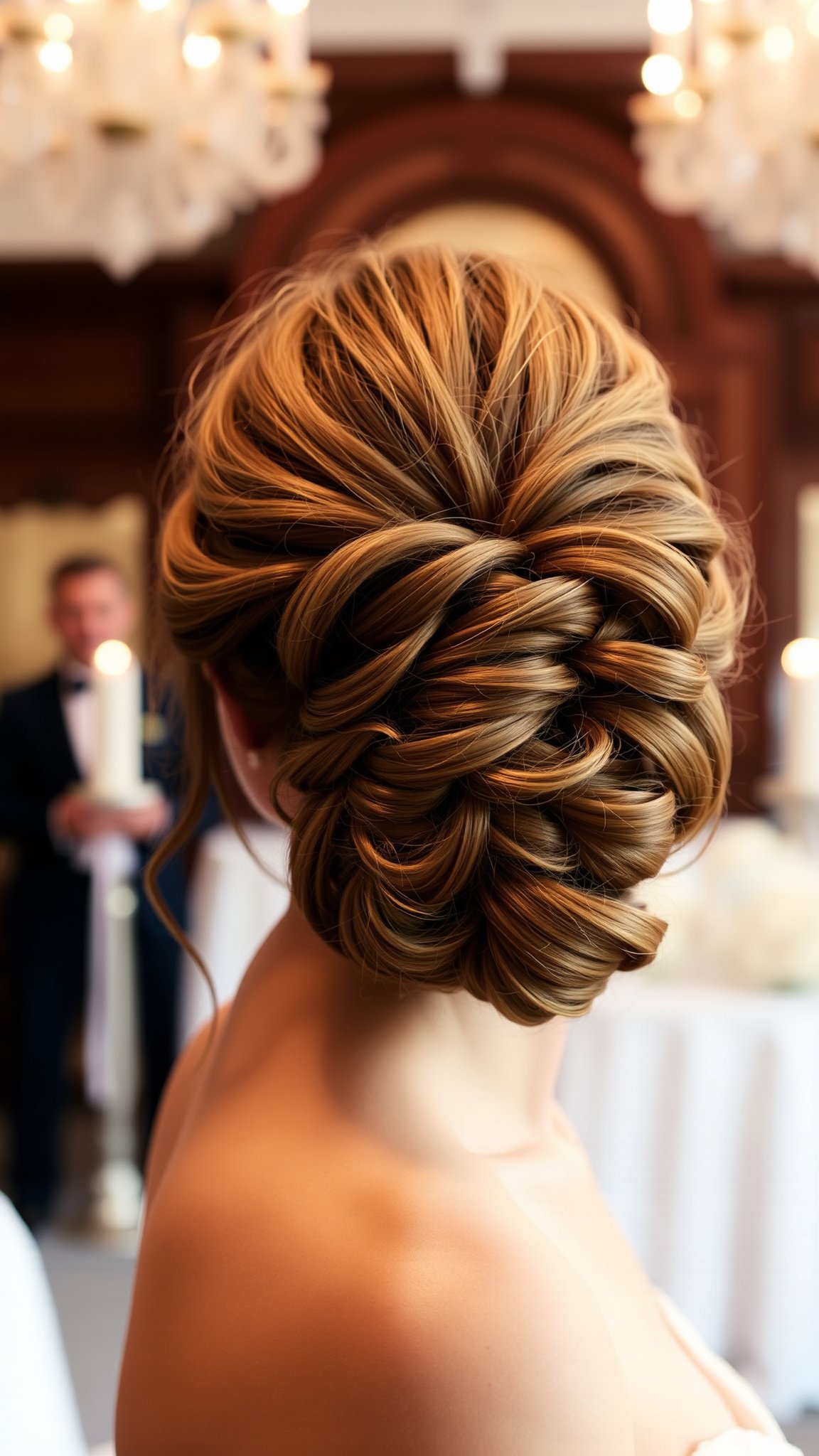 Halo Braid Bun