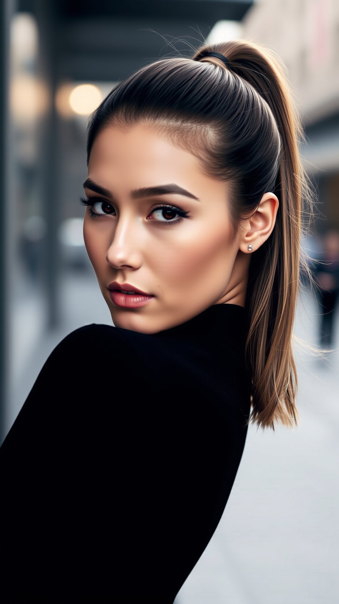 High Sleek Ponytail