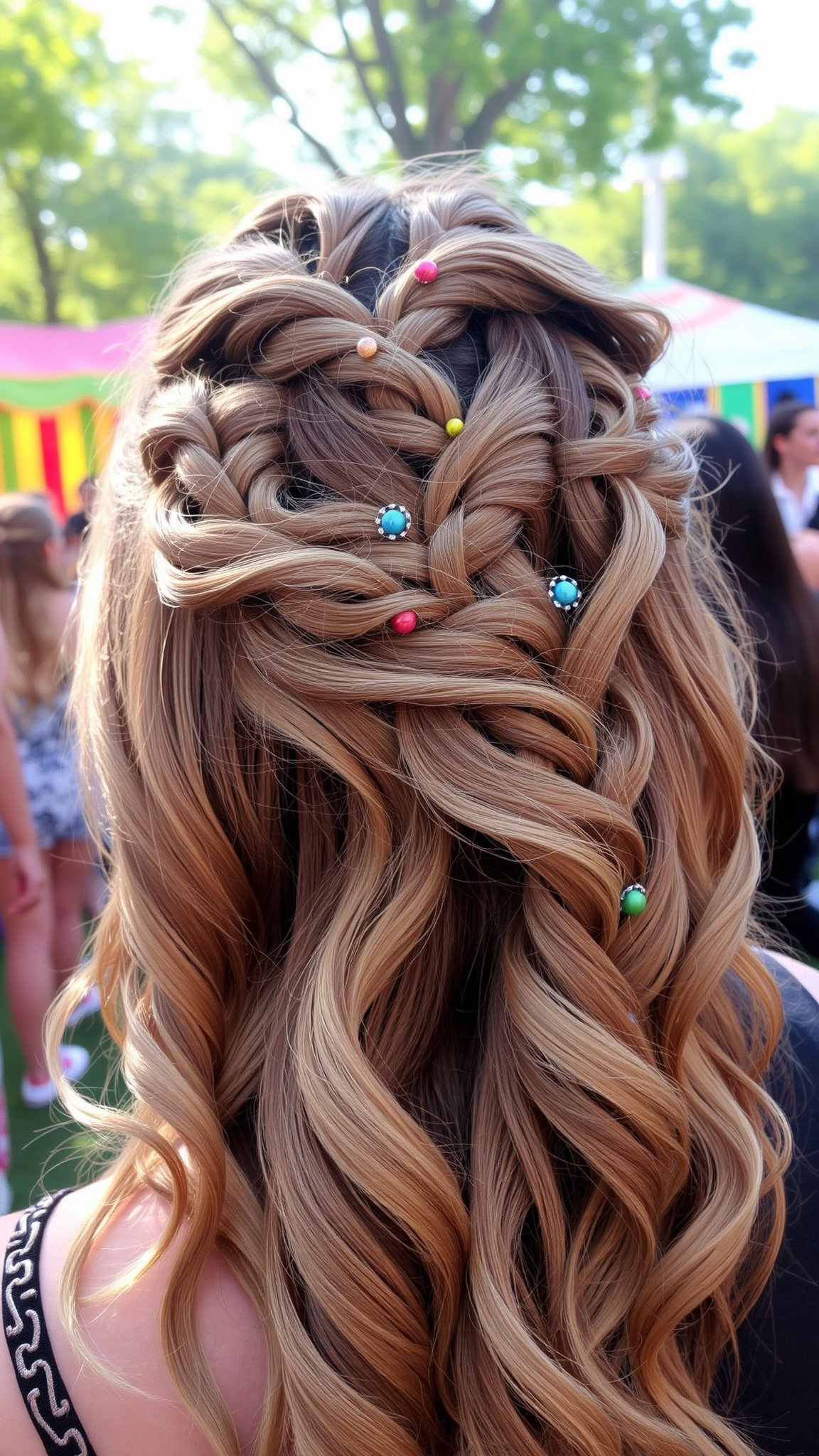 Layered Braids and Waves