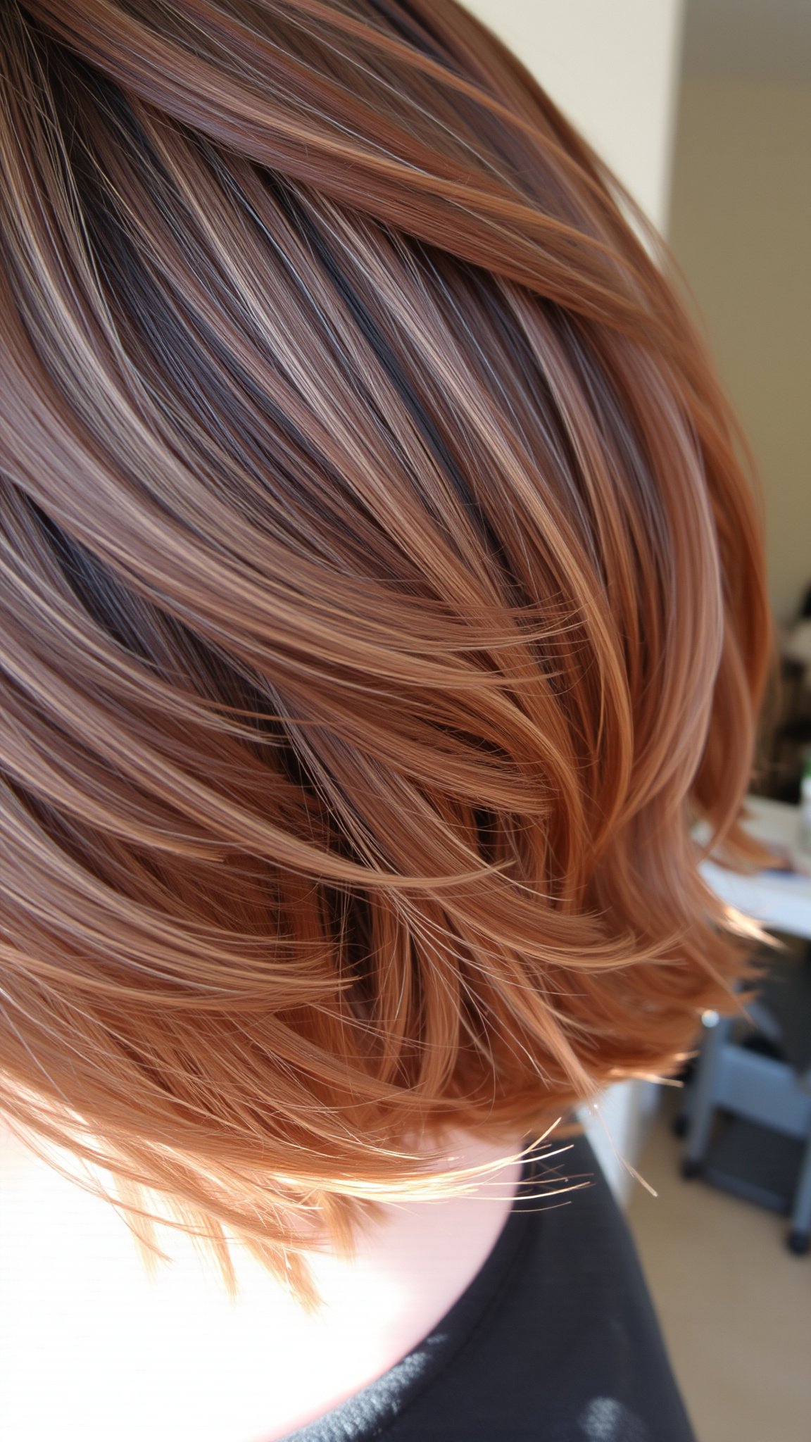 Layered Shag with Highlights