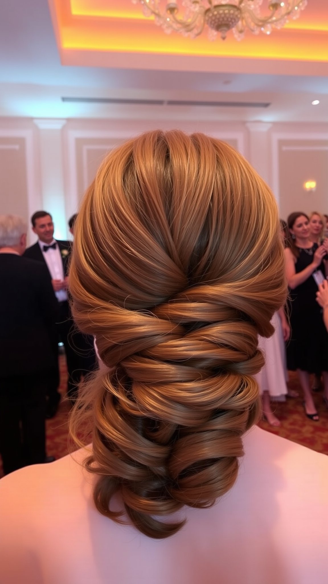 Low Chignon for Long Hair