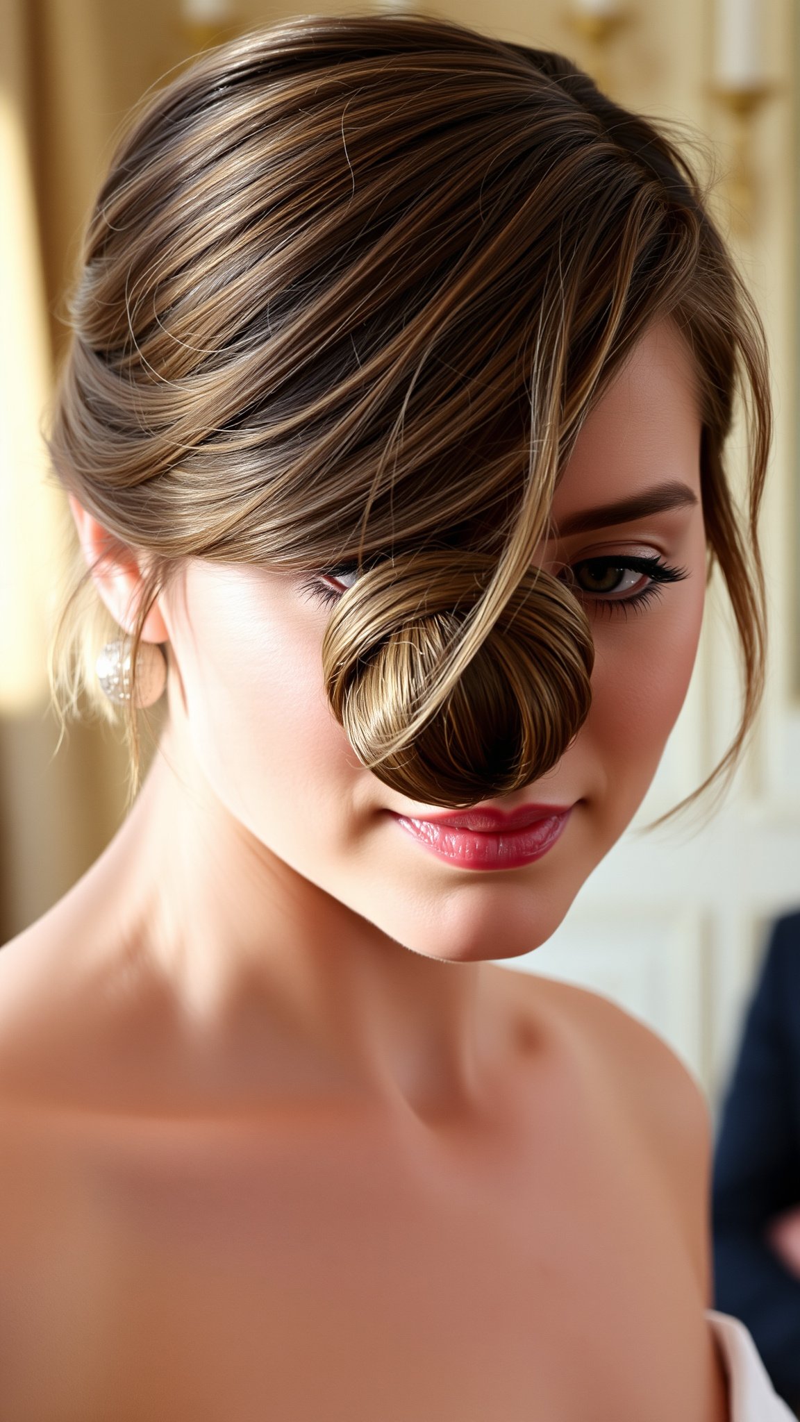 low messy bun Low Messy Bun