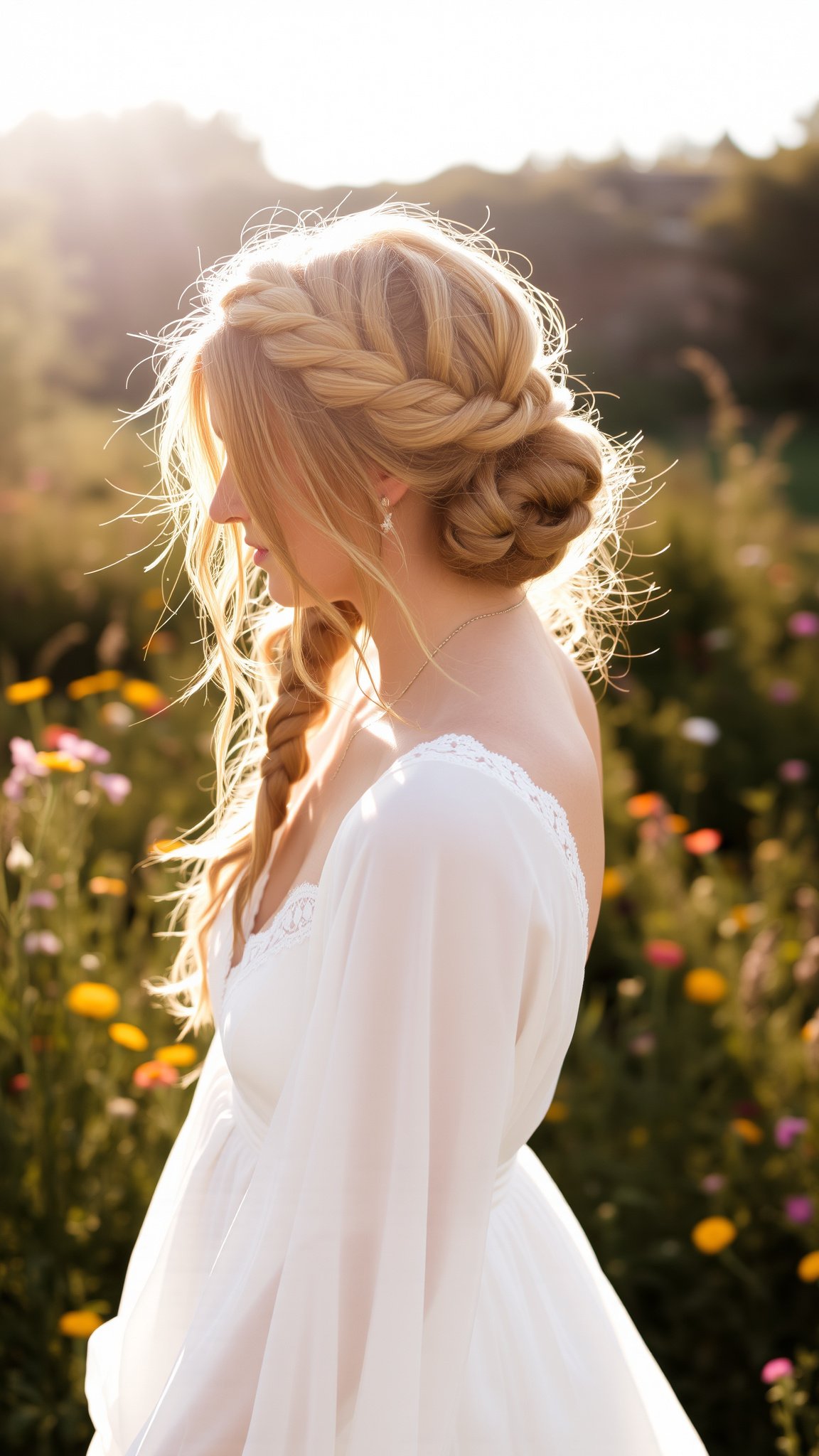 messy braided crown Messy Braided Crown