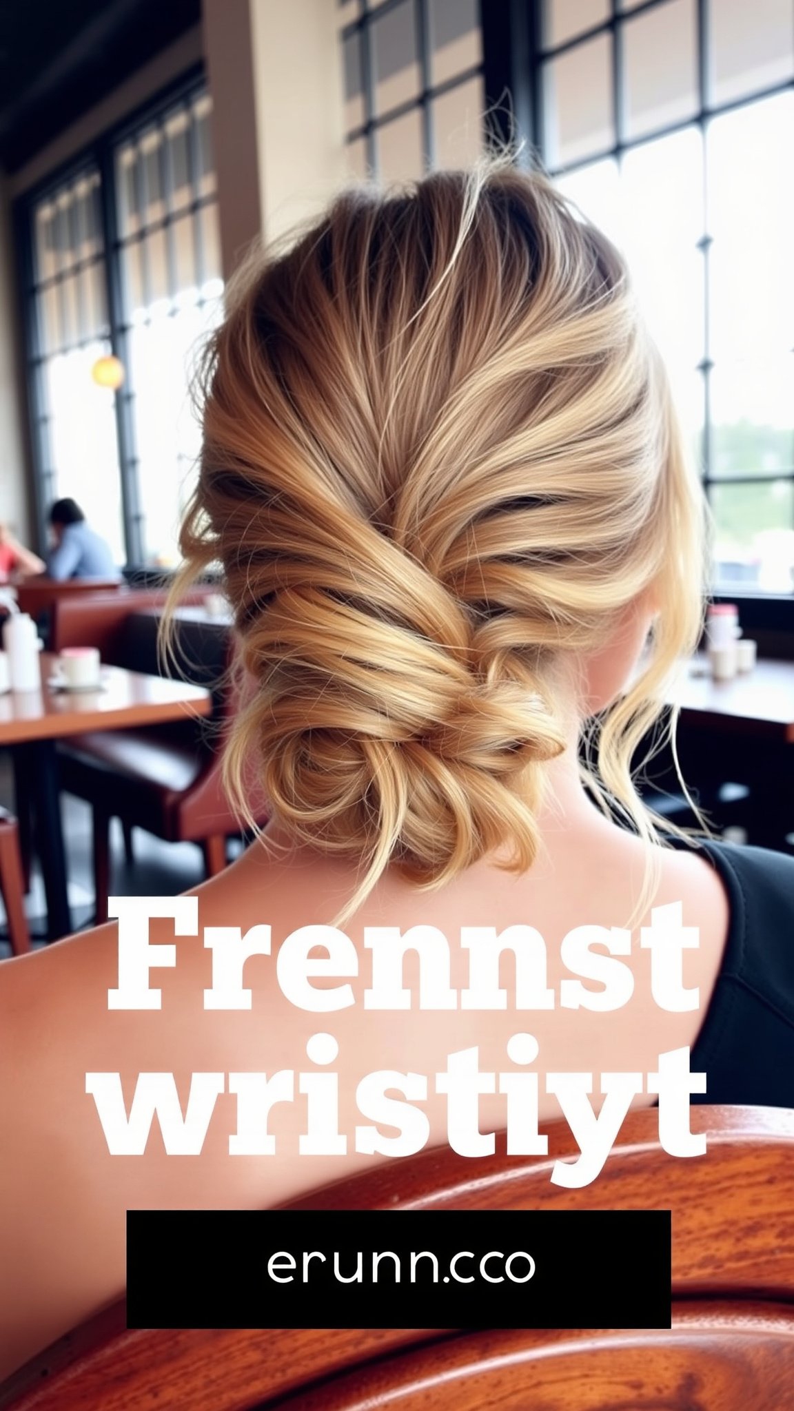 messy french twist Messy French Twist