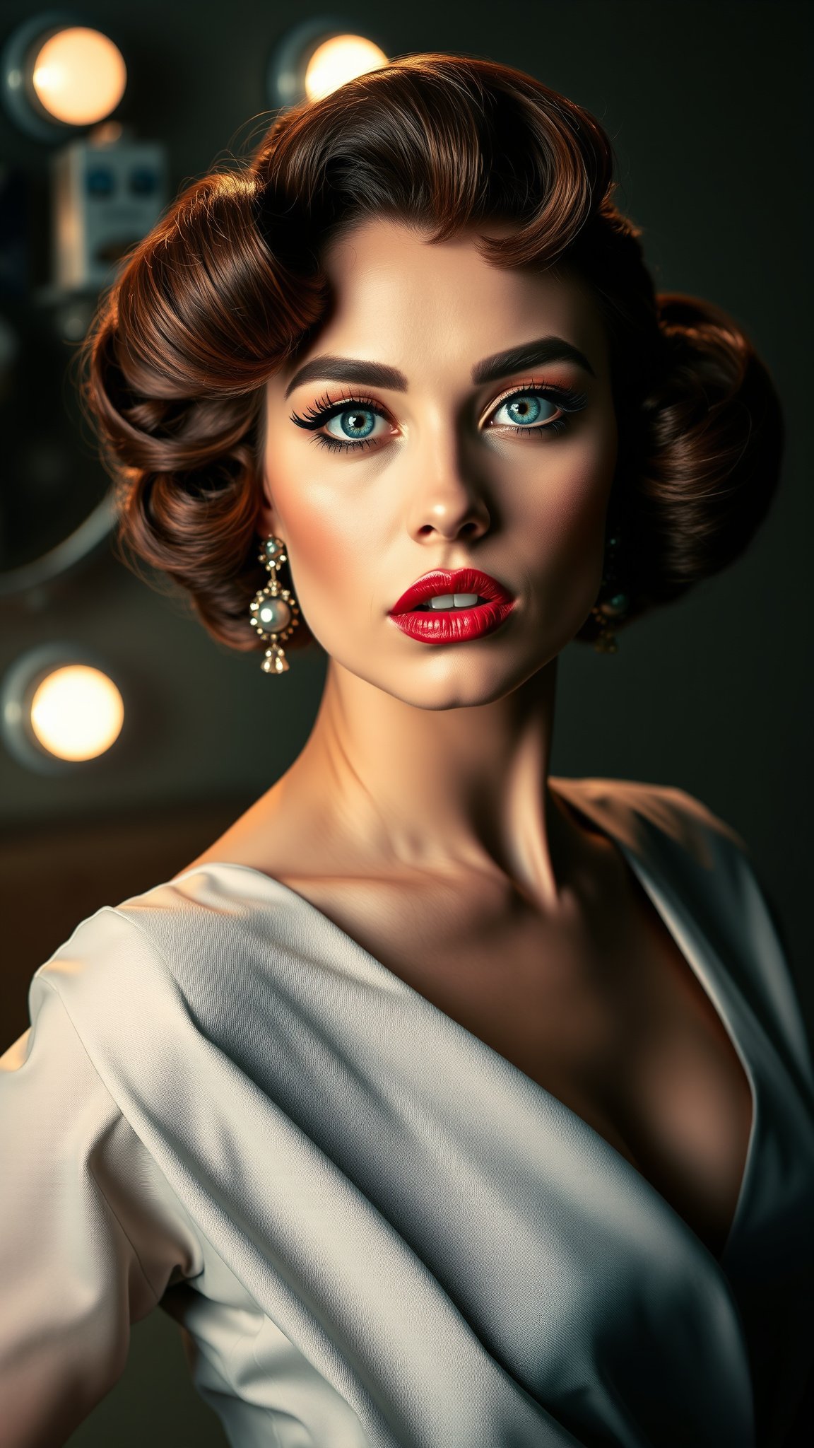 Pin-Up Inspired Victory Rolls