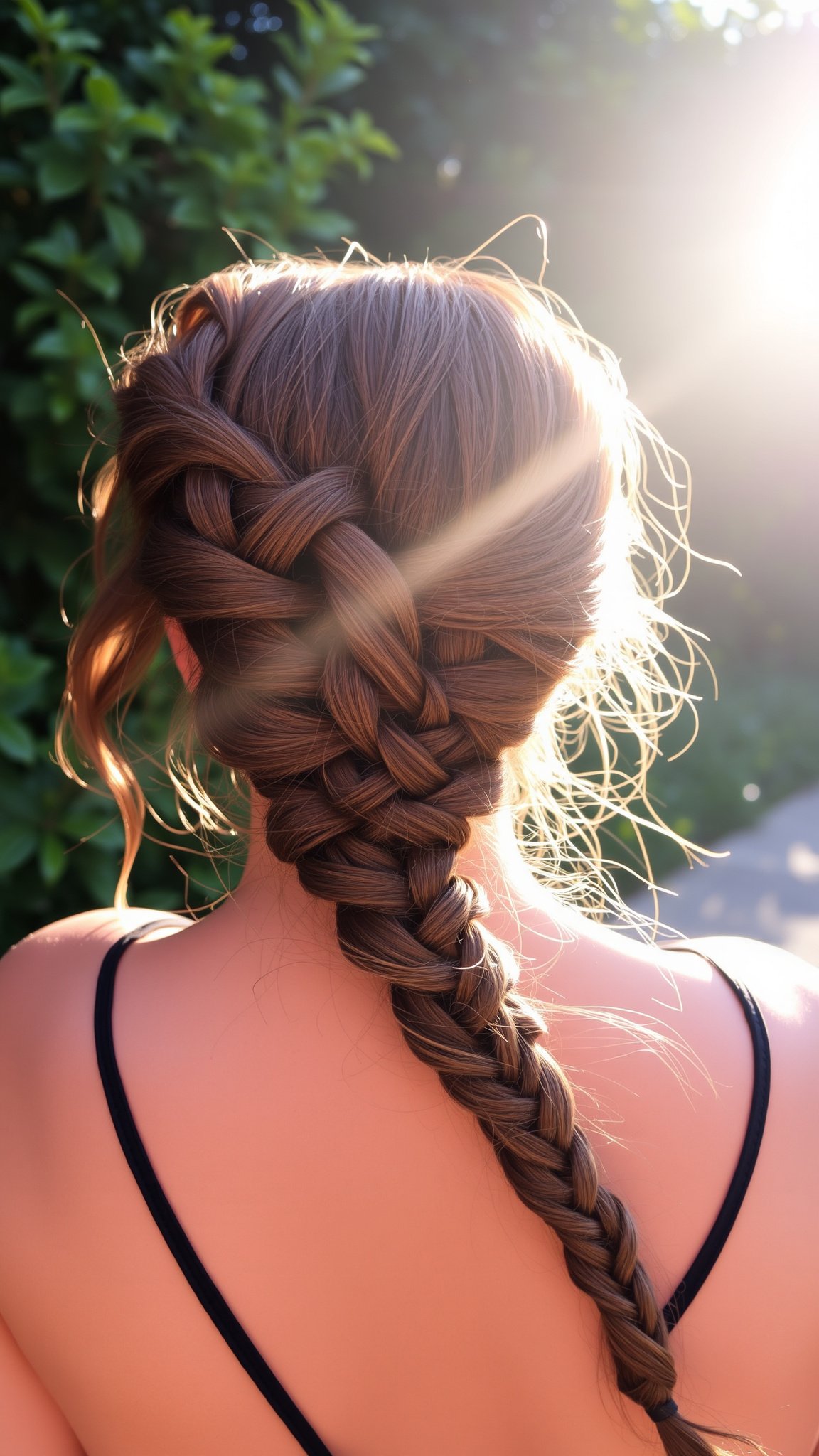 Quick Braided Updo