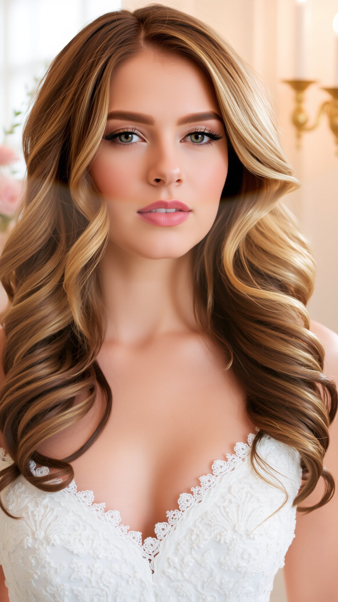 Romantic Pixie with Soft Side-Swept Bangs