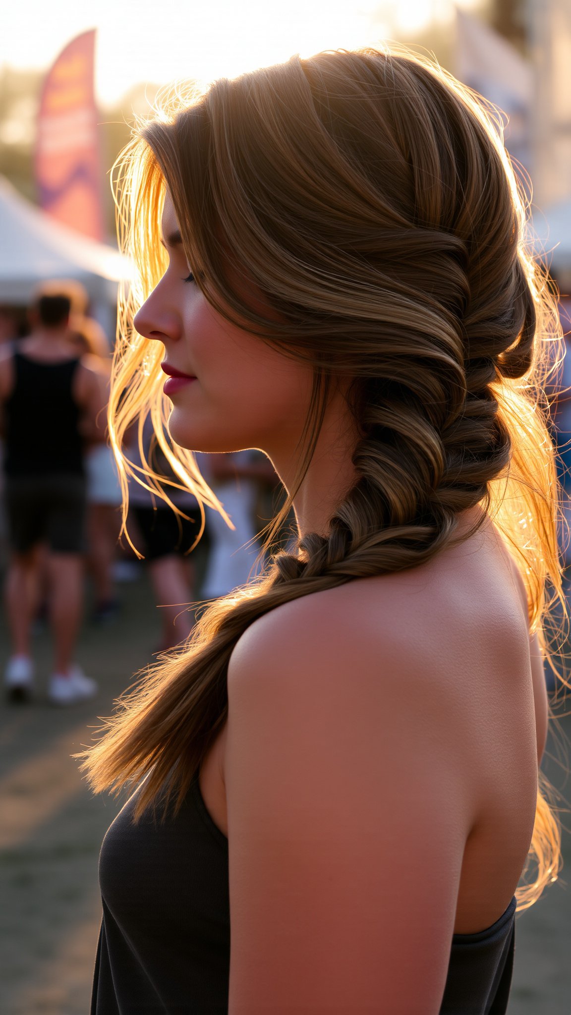Side Braid with Waves