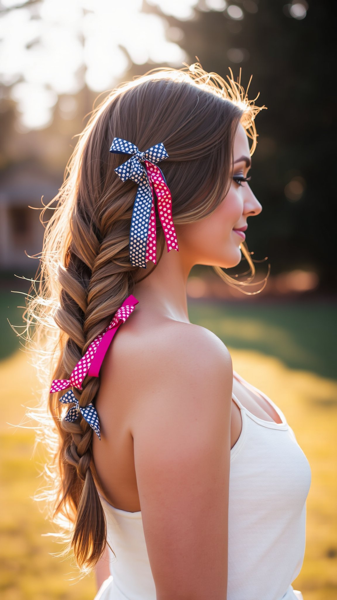 side ribbon braid Side Ribbon Braid