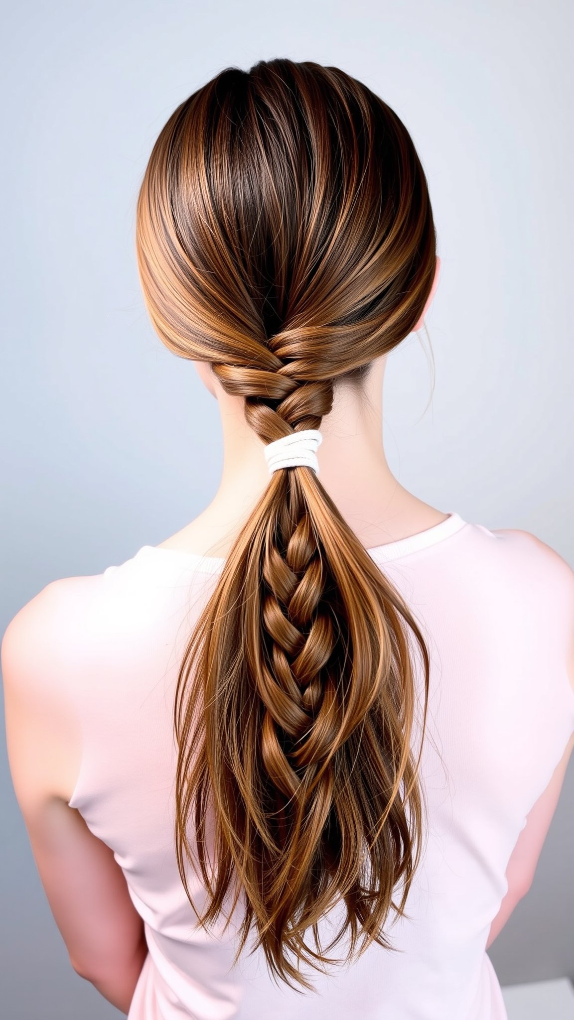 Simple Braided Ponytail