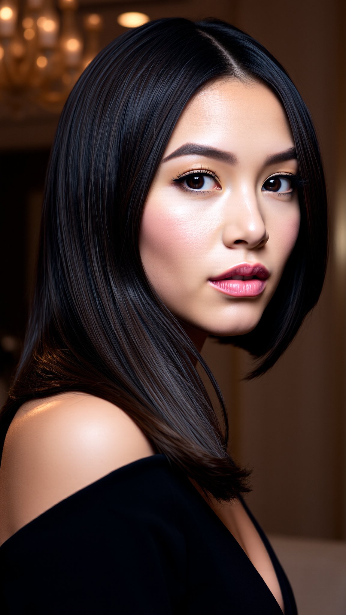 Sleek Shoulder-Length Cut